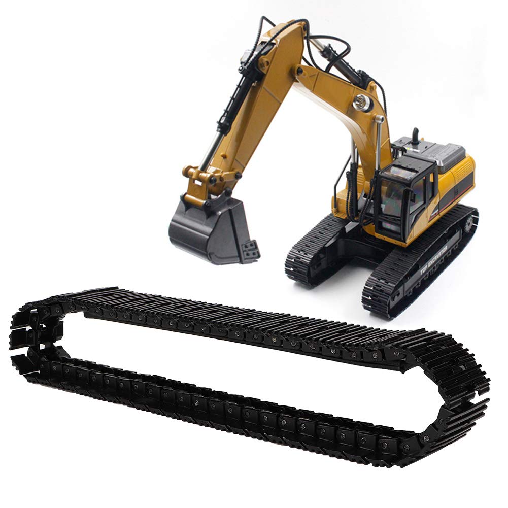 1/10 Scale RC Crawler Belt Accessory Kit - Compatible with 1580 Excavator & Engineering Vehicles | Durable Replacement Parts for Off-Road RC Car Crawling & Construction Site Play