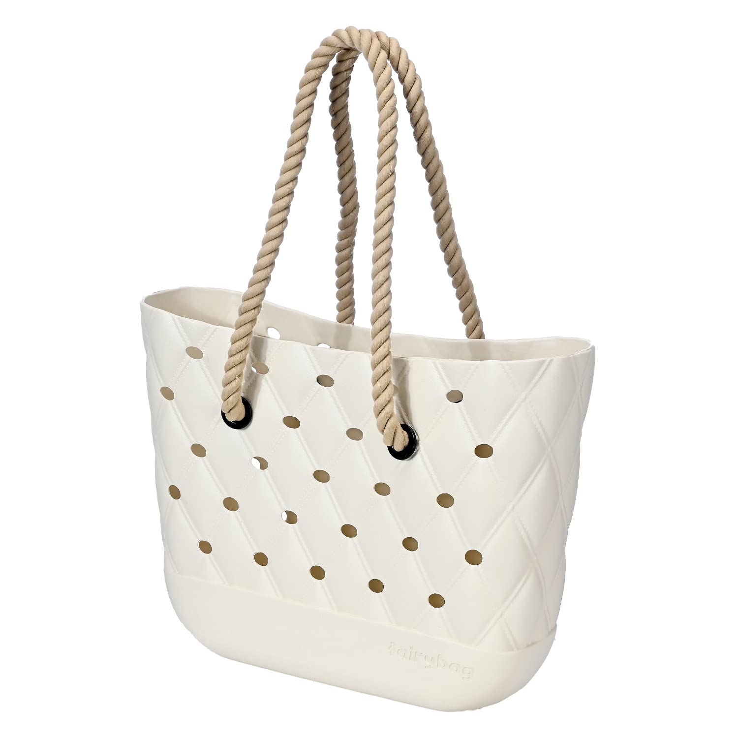Waterproof Beach Tote Bag - Durable EVA Open Handbag for Swimming, Pool, Gym & Travel - Lightweight Washable Sports Bag with Drain Holes | Perfect for Beach Days, Boat Trips & Workout Sessions