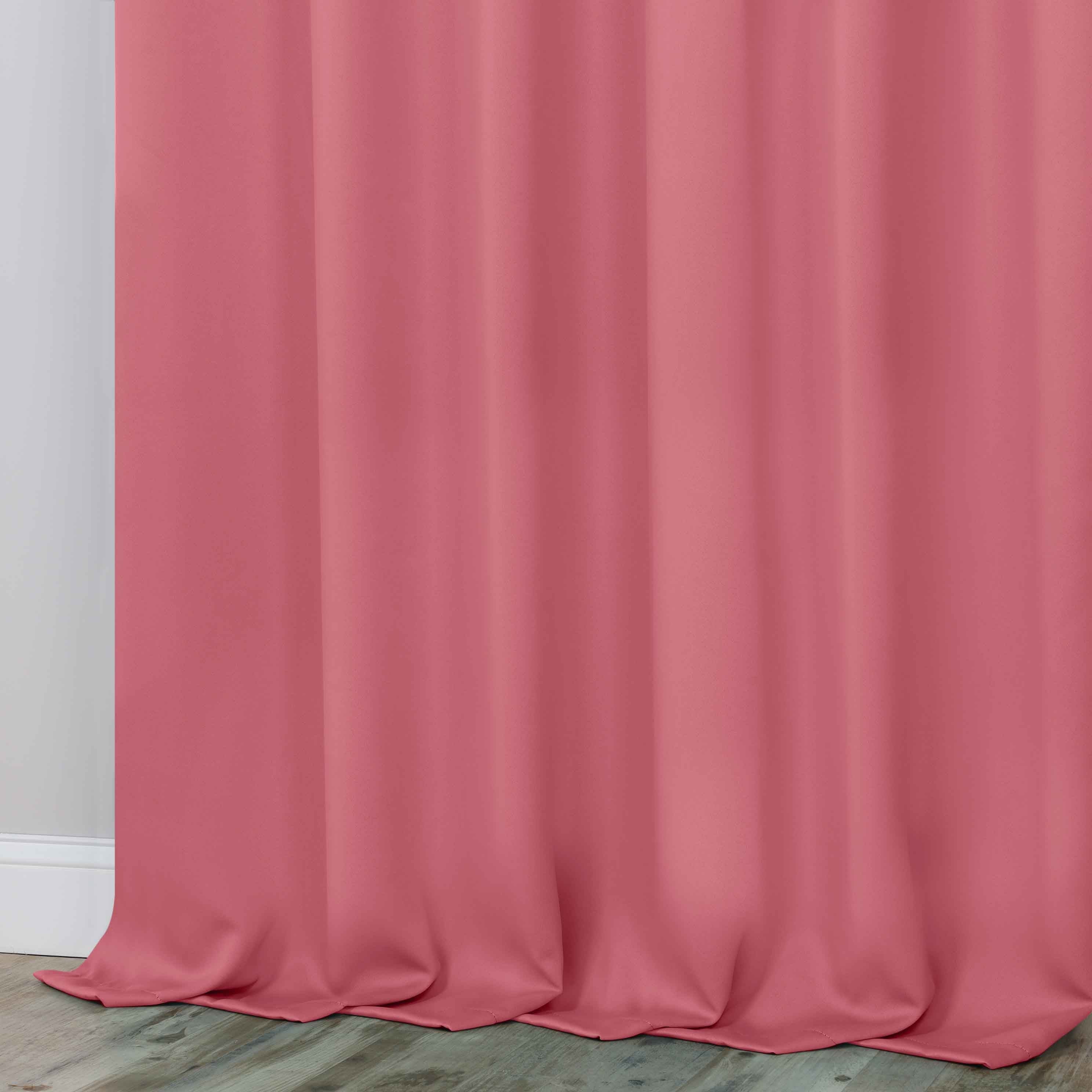 Classic Modern Solid Blackout Curtain Panels - Set of 2 for Bedroom & Living Room - Light Blocking Thermal Insulated Window Drapes for Home Decor