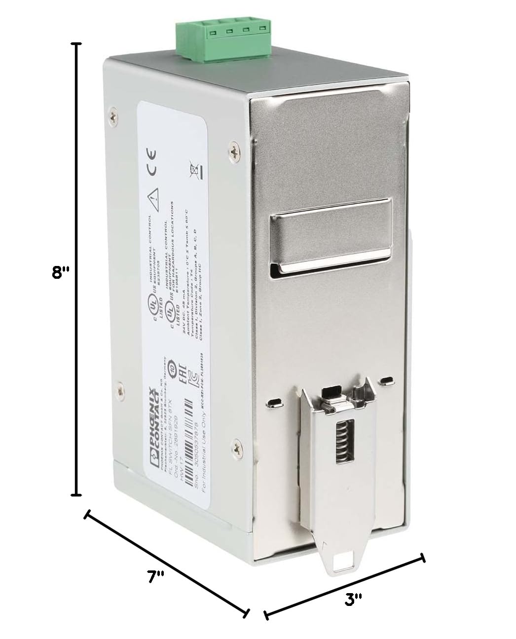 Phoenix Contact 2891929 FL Switch SFN 8TX - 8-Port Industrial Ethernet Switch for Reliable Network Connectivity | Perfect for Factory Automation & Harsh Environments