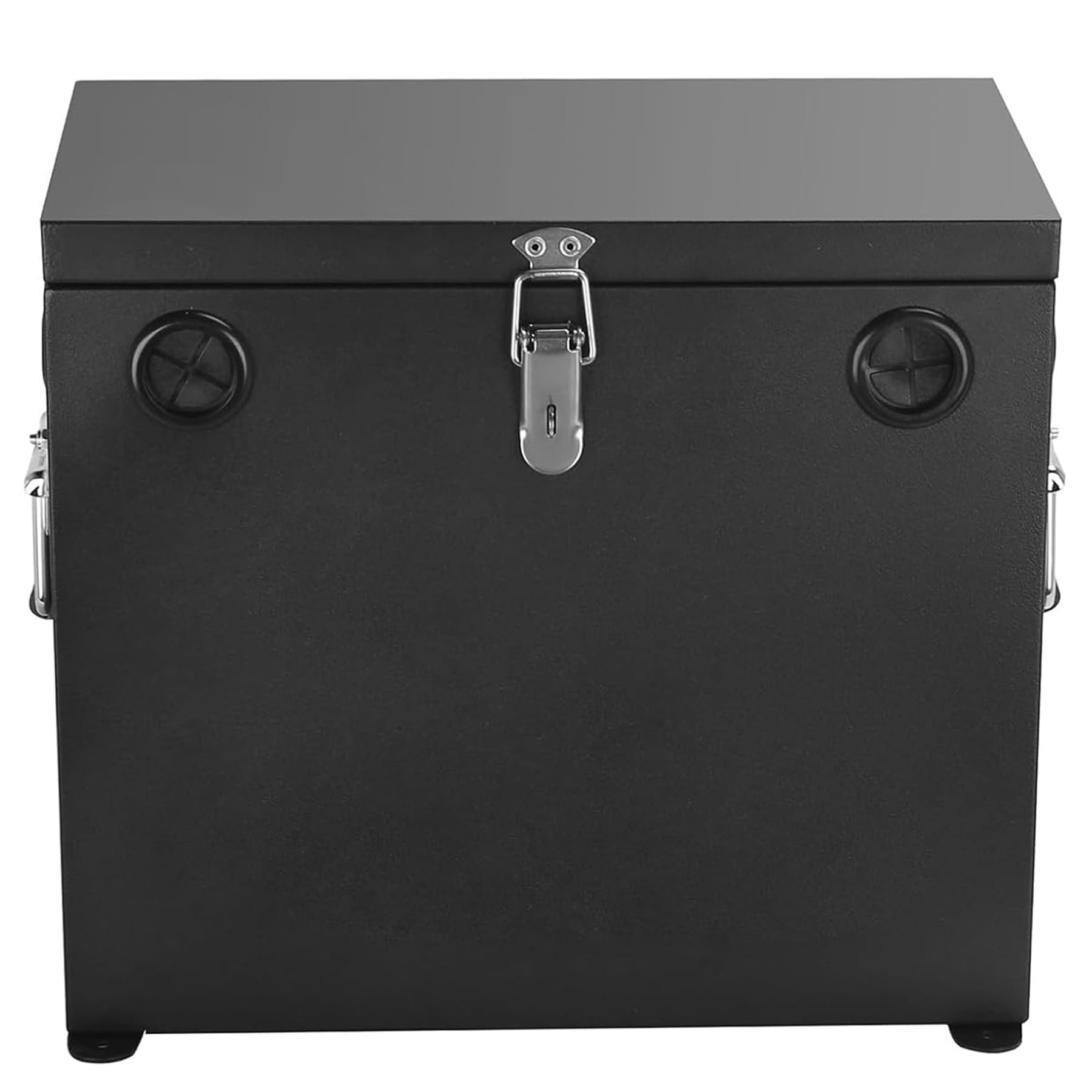 **12V Stainless Steel Battery Box for Car, RV, Marine - Black Battery Relocation Kit for Trailer, Boat, Trolling Motor (27 Series) | Durable & Waterproof Power Storage for Off-Road, Boating & Outdoor Adventures**