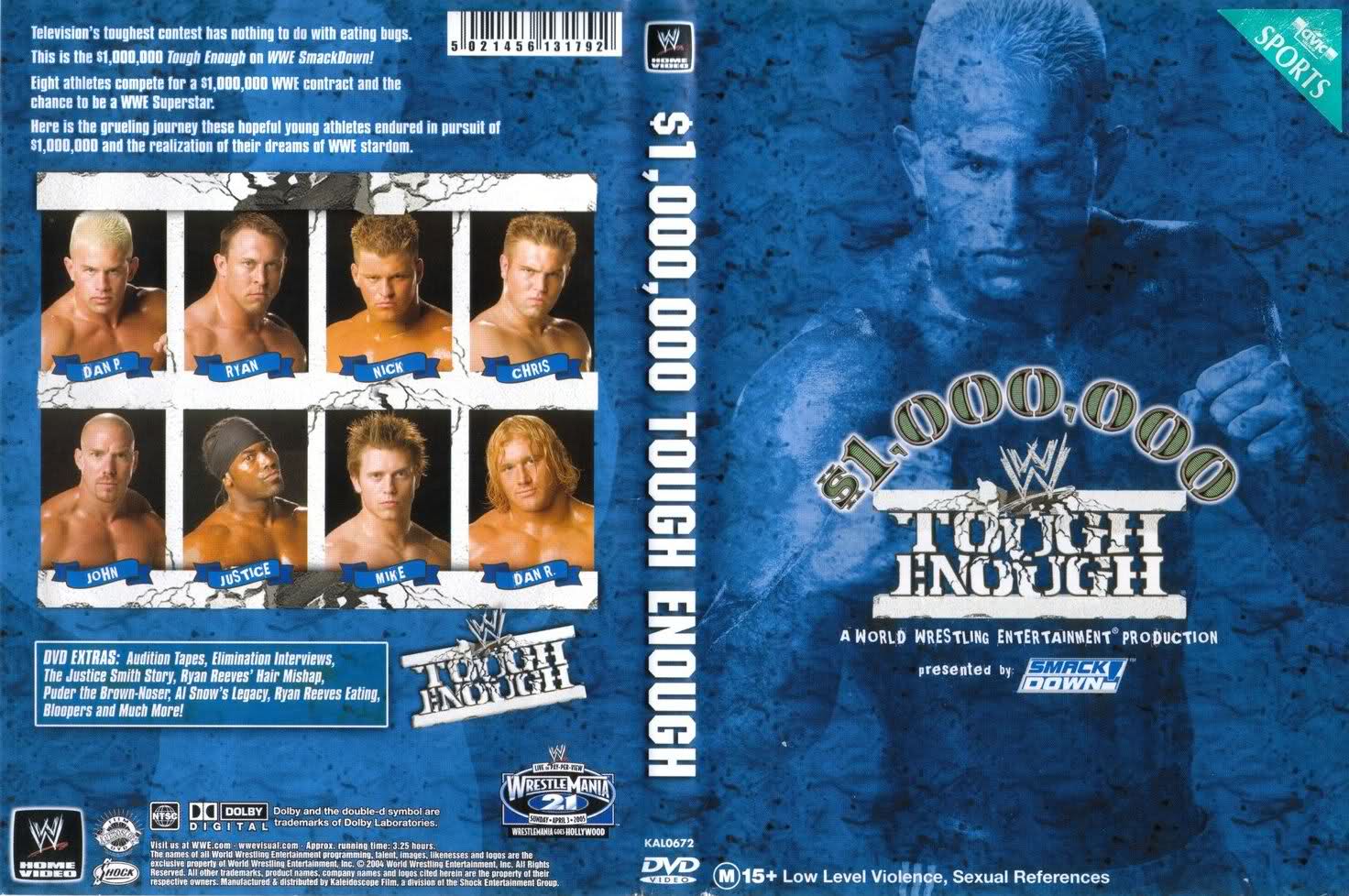 1000000 WWE Tough Enough Wrestling Action Figures - Collectible Toys for Kids & Adults, Perfect for Play, Display & Gifts