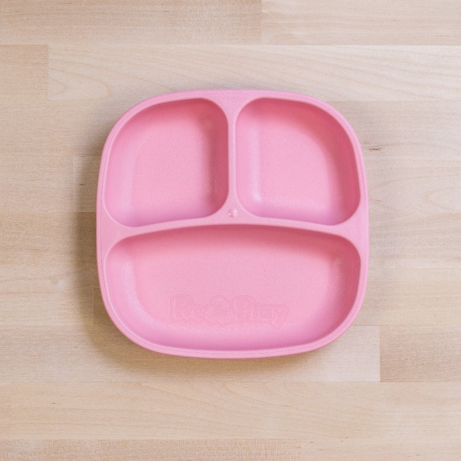 RePlay Divided Plate - BPA-Free Toddler Feeding Dish with Sections for Kids - Perfect for Mealtime, Snacks, and Portion Control at Home or On-the-Go