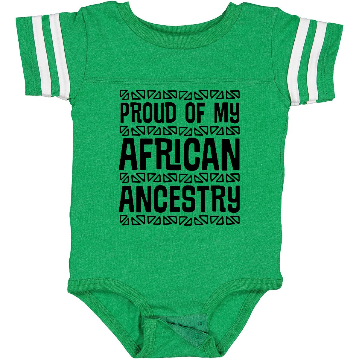 Inktastic Black History Proud African Ancestry Baby Bodysuit - 100% Cotton Cute Infant Onesie for Boys & Girls - Perfect for Black History Month, Family Reunions & Cultural Celebrations