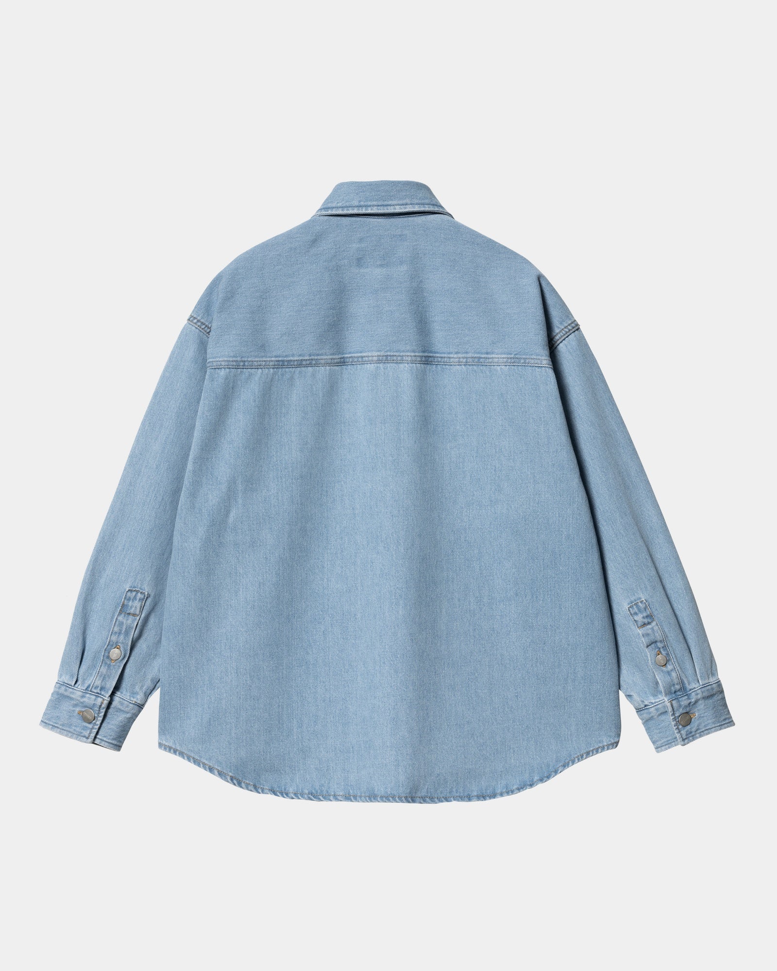 Alta Shirt Jacket for Men & Women | Stone Bleached Blue Lightweight Denim Jacket - Perfect for Casual Outfits, Outdoor Adventures & Layering in Fall & Spring