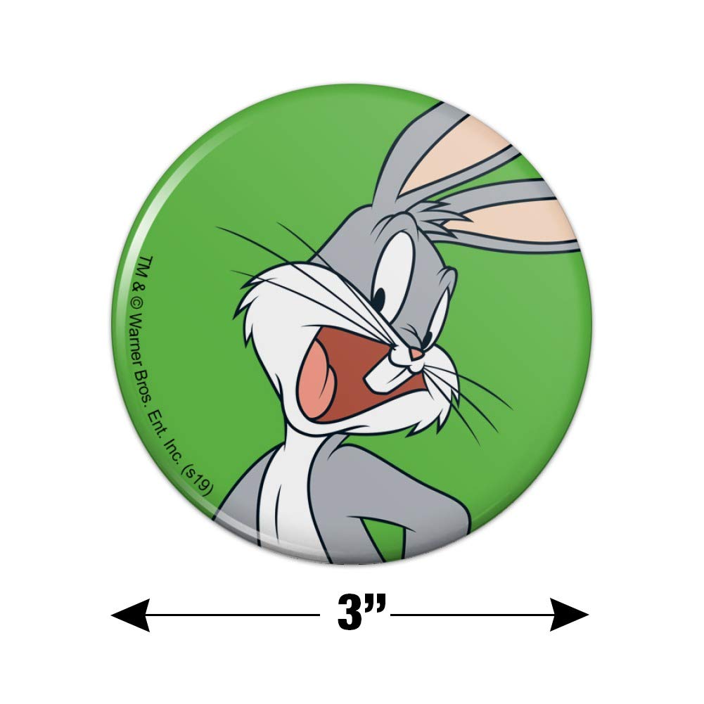 Looney Tunes Bugs Bunny Refrigerator Magnets Set - Funny Cartoon Character Kitchen Decor for Fridge, Locker & Office - Perfect for Home, Dorm & Gift Giving