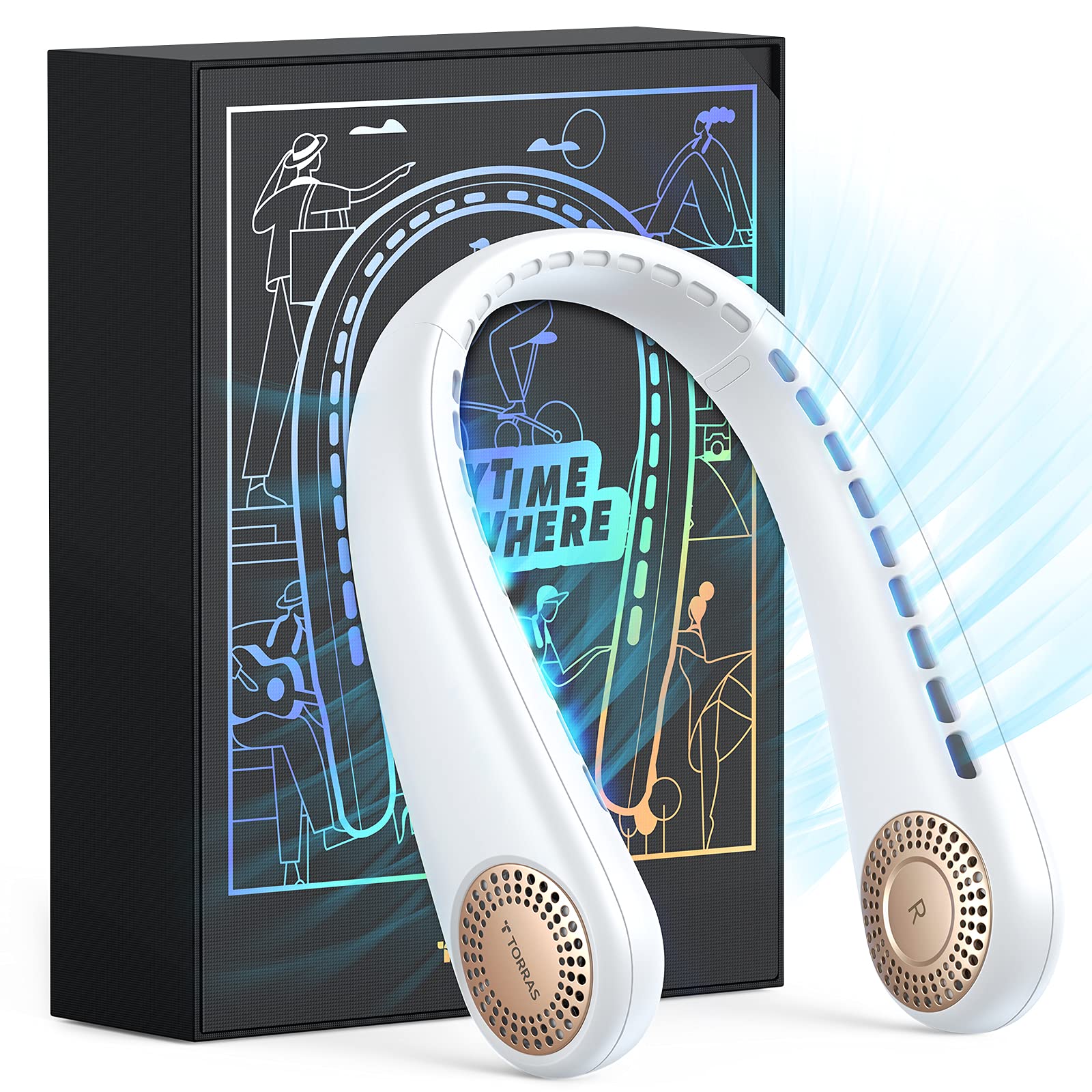 COOLIFY2 Neck Air Conditioner & L3 Neck Fan - Portable Personal Cooling Device for Outdoor, Travel, Office & Gym - Stay Cool in Hot Weather