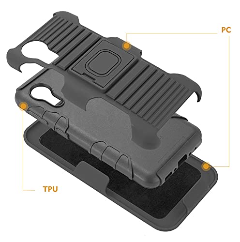 Rugged Case for Samsung Galaxy XCover 5 | Belt Clip & Finger Grip Stand | Outdoor Work Protection