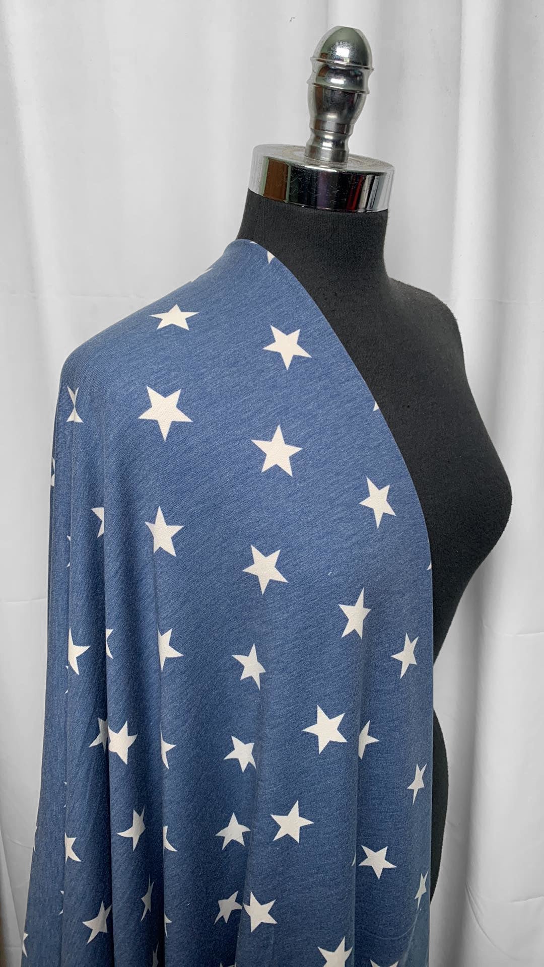 Denim Stars PRS French Terry Fabric - 3 Yard Cut for DIY Fashion, Home Decor & Sewing Projects | Soft & Durable Cotton Blend Material