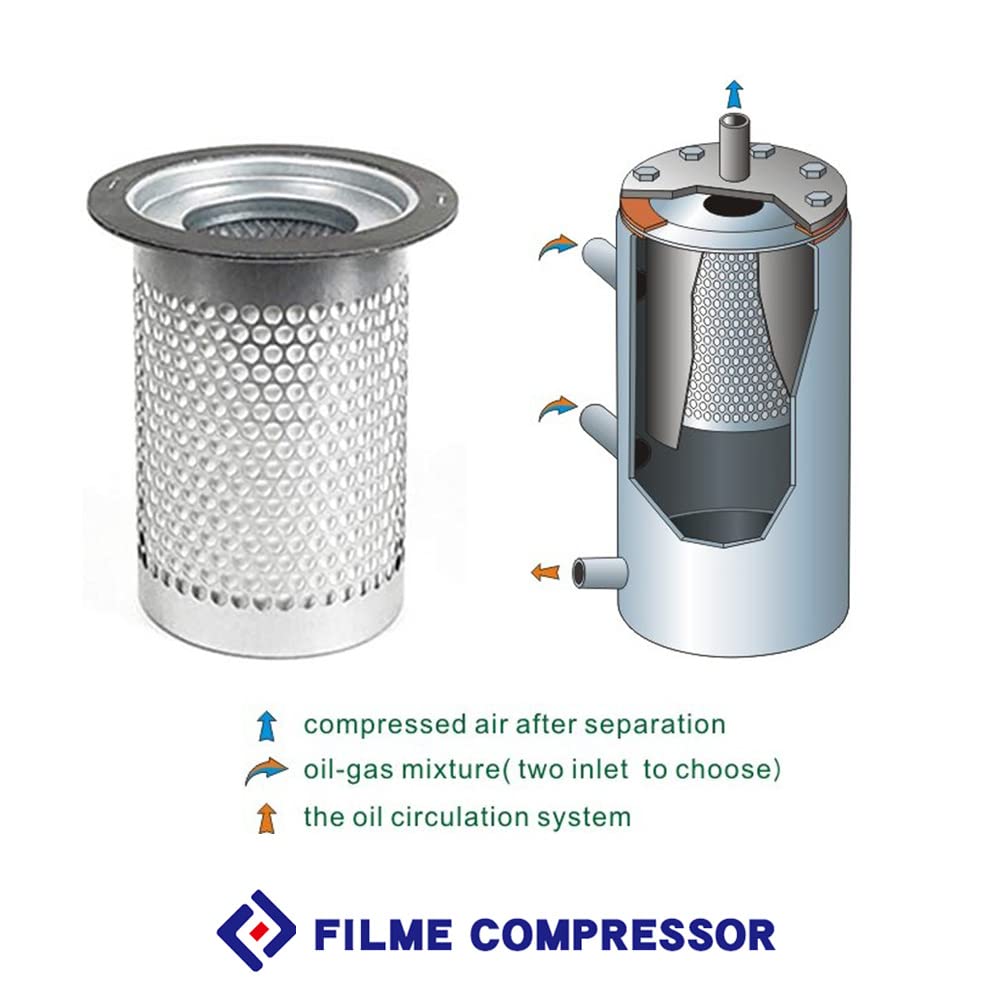 Quincy Compressor Air Oil Separator Replacement 2013-4020-08 - Compatible with Quincy Models - Improve Compressor Performance & Efficiency for Industrial & Workshop Use