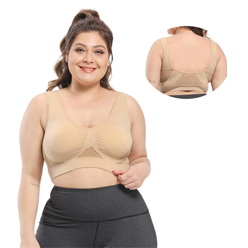 Breathable Cool Lift Up Air Bra - 2022 Summer Women's Seamless Comfort Bra with Removable Pads | Perfect for Yoga, Running & Hot Weather
