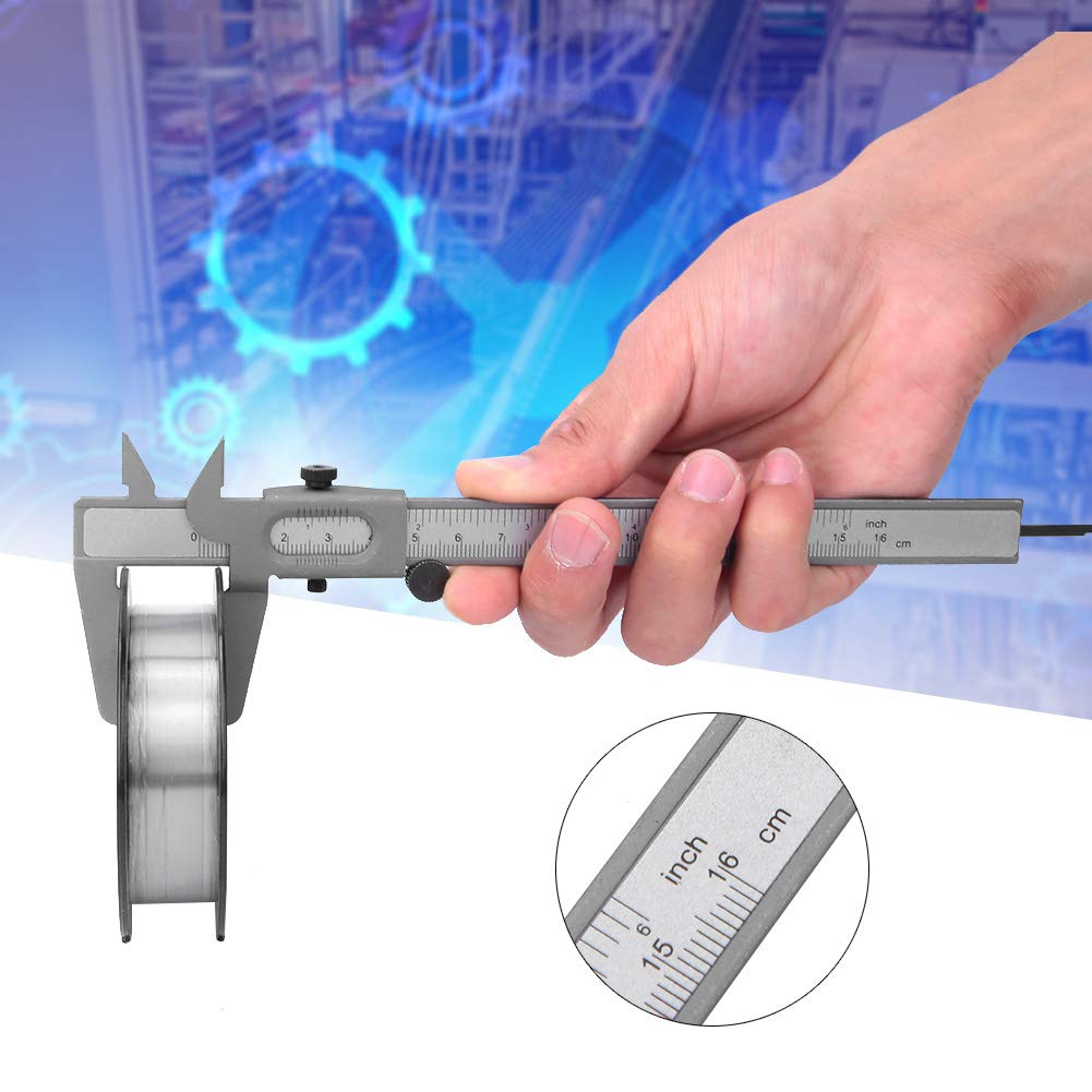 High Precision 6 Inch/150mm Stainless Steel Vernier Caliper - Digital & Analog Measuring Tool for Metalworking, Woodworking, and Engineering Projects