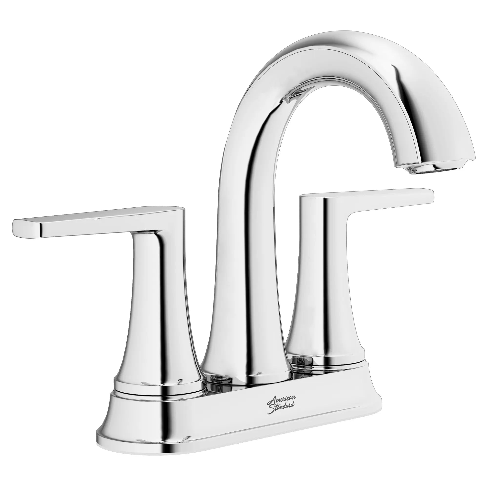 Becklow Two Handle 4 Inch Centerset Bathroom Faucet - Chrome Finish, Water-Saving Design for Sink Vanity - Perfect for Modern Home & Guest Bathroom Renovation