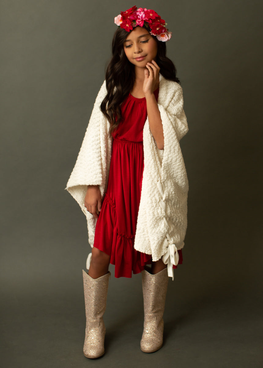 Adrianna Women's Elegant Crimson Red Dress - Perfect for Parties, Weddings & Special Occasions