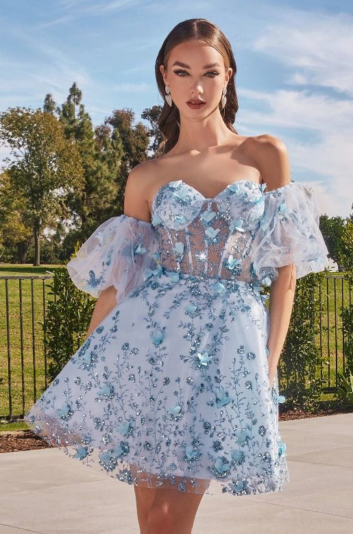 Evie Mini Dress - Floral Strapless Short Dress for Women | Summer Party, Beach Vacation & Date Night Outfit