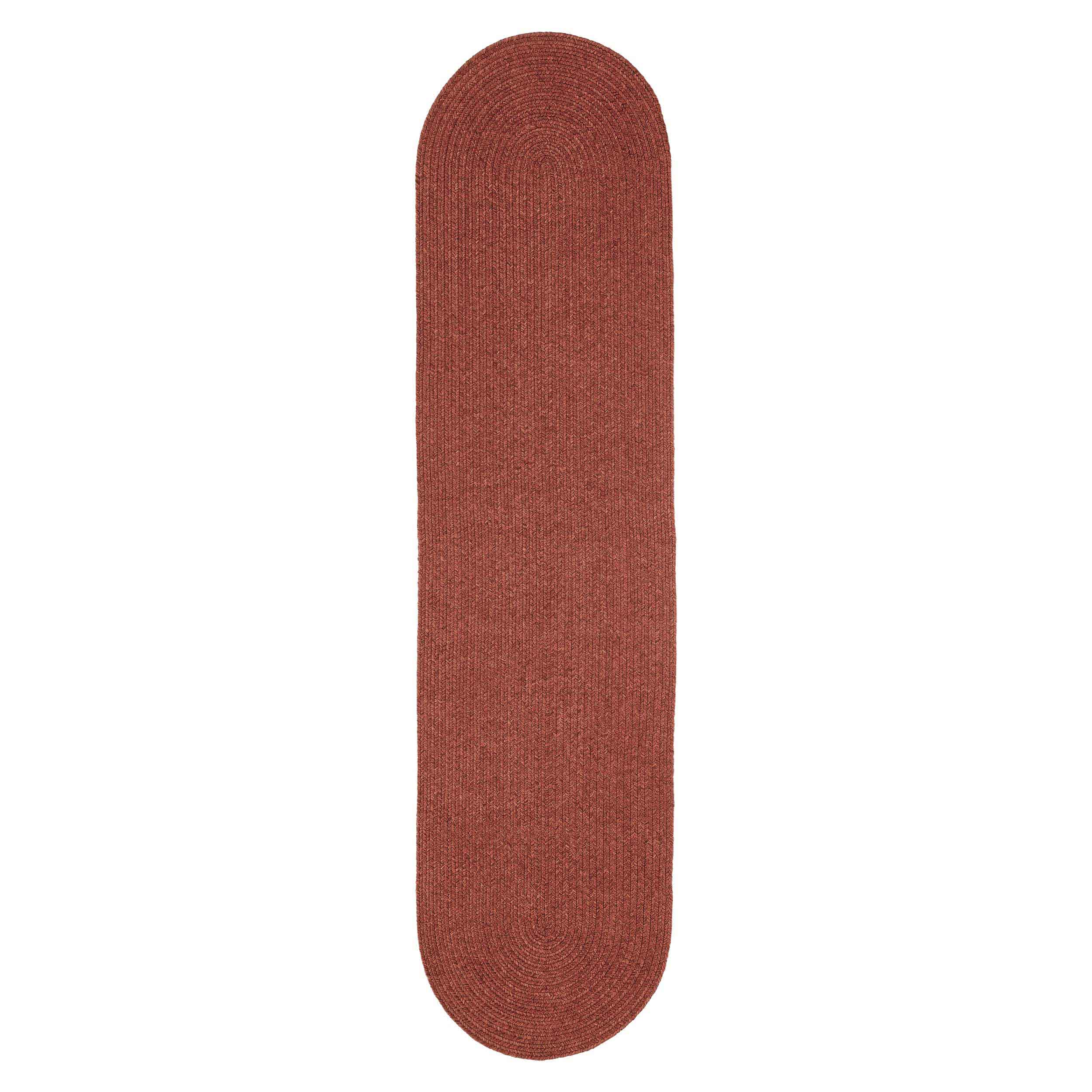 Classic Braided Area Rug - Non-Slip Indoor/Outdoor Oval Rug for Living Room, Bedroom, Patio & Deck - Soft & Durable Home Decor