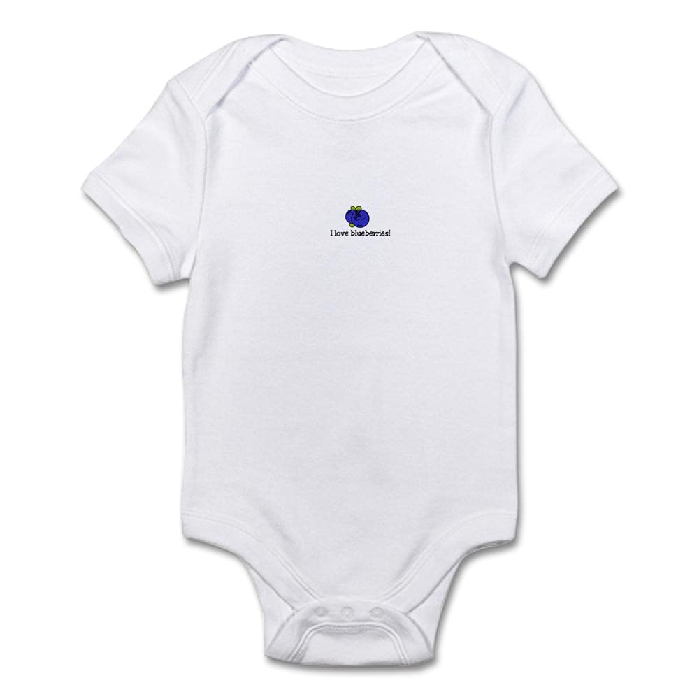 I Love Blueberries Baby Bodysuit - Cute & Comfortable Infant Onesie for Boys & Girls | Perfect for Family Photos, Playtime & Everyday Wear