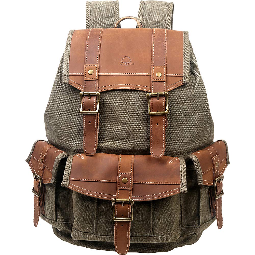 TSD Turtle Ridge Backpack (Olive) - Lightweight Hiking Backpack for Men & Women - Water-Resistant Daypack for Outdoor Adventures, Travel & Daily Commute