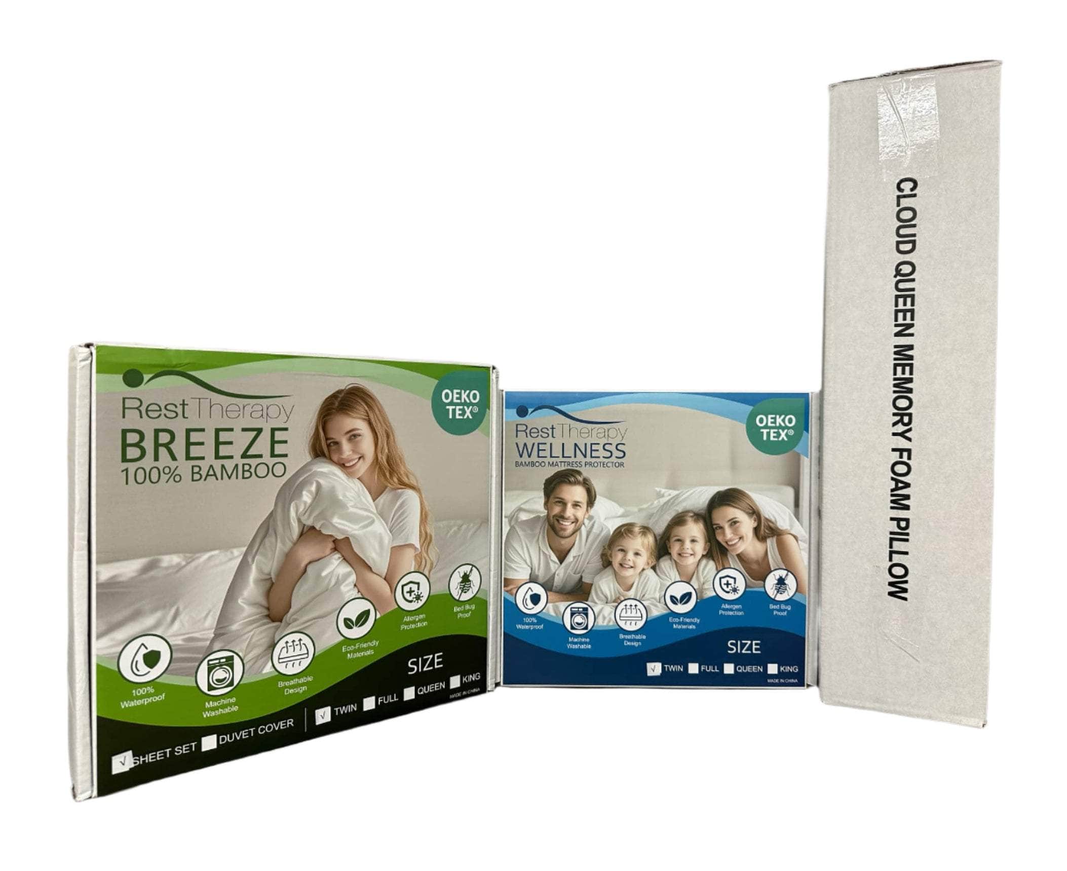 Premium Twin, Full, Queen & King Size Bedding Sets - Soft Luxury Bed Sheets, Pillowcases & Comforter - Perfect for Master Bedroom, Guest Room & Vacation Homes