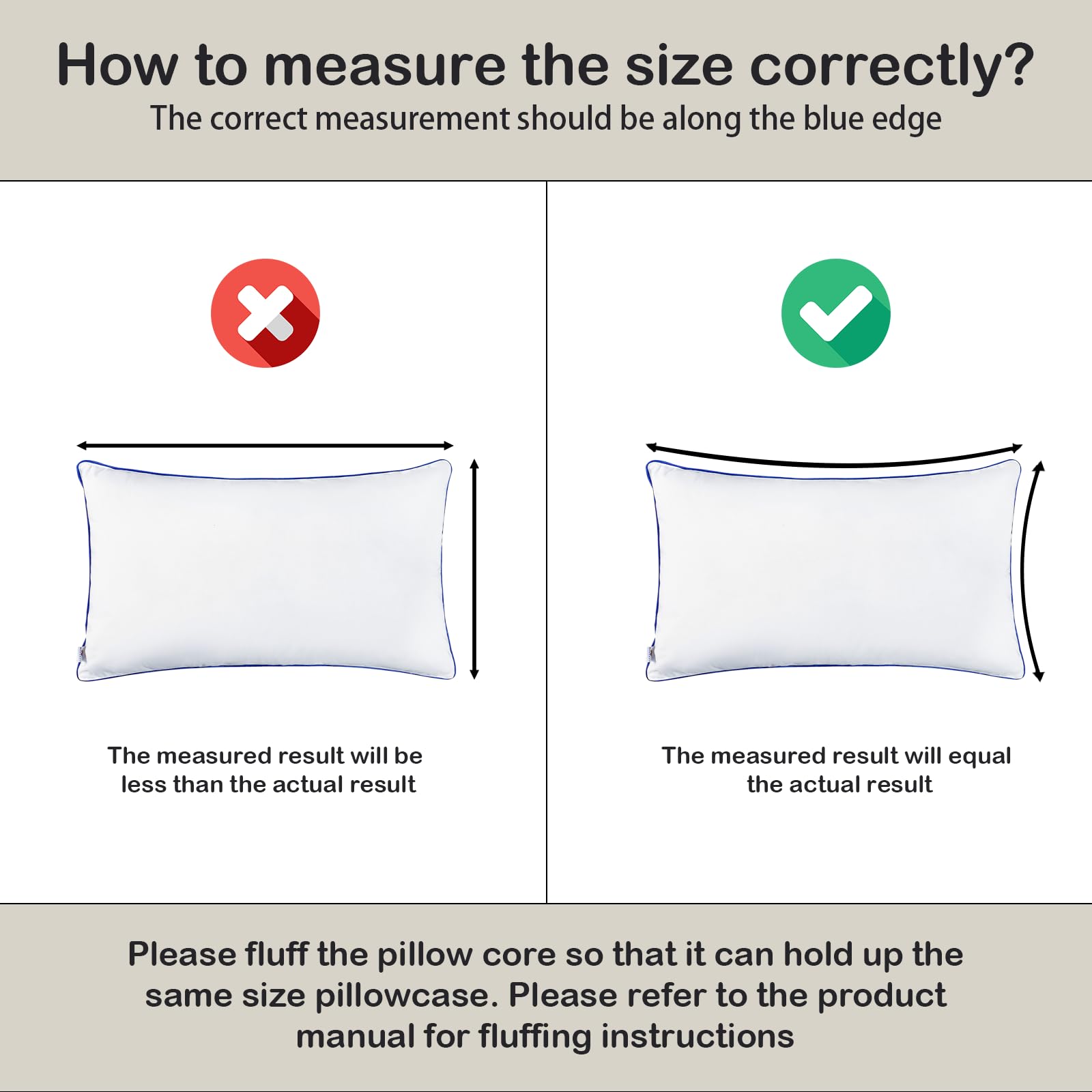Premium 12x20 Inch Throw Pillow Inserts Set of 2 - White Rectangle Decorative Cushion Inserts for Sofa, Bed & Home Decor - Perfect for Living Room, Bedroom & Cozy Spaces