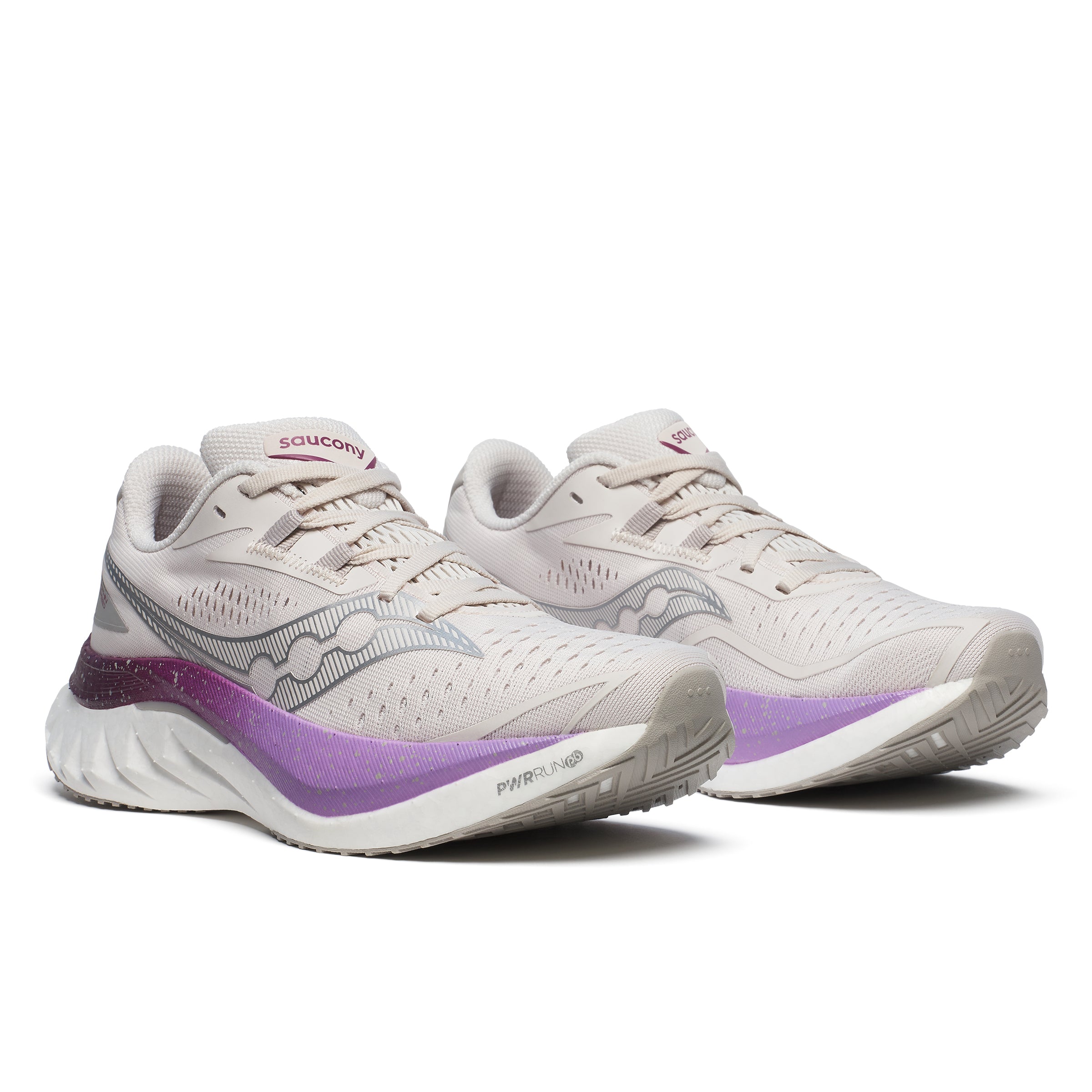 Women's Endorphin Speed 4 Running Shoes - Lightweight Cushioned for Marathon & Training (Moon/Plum) | Perfect for Road Running, Gym Workouts & Daily Jogging