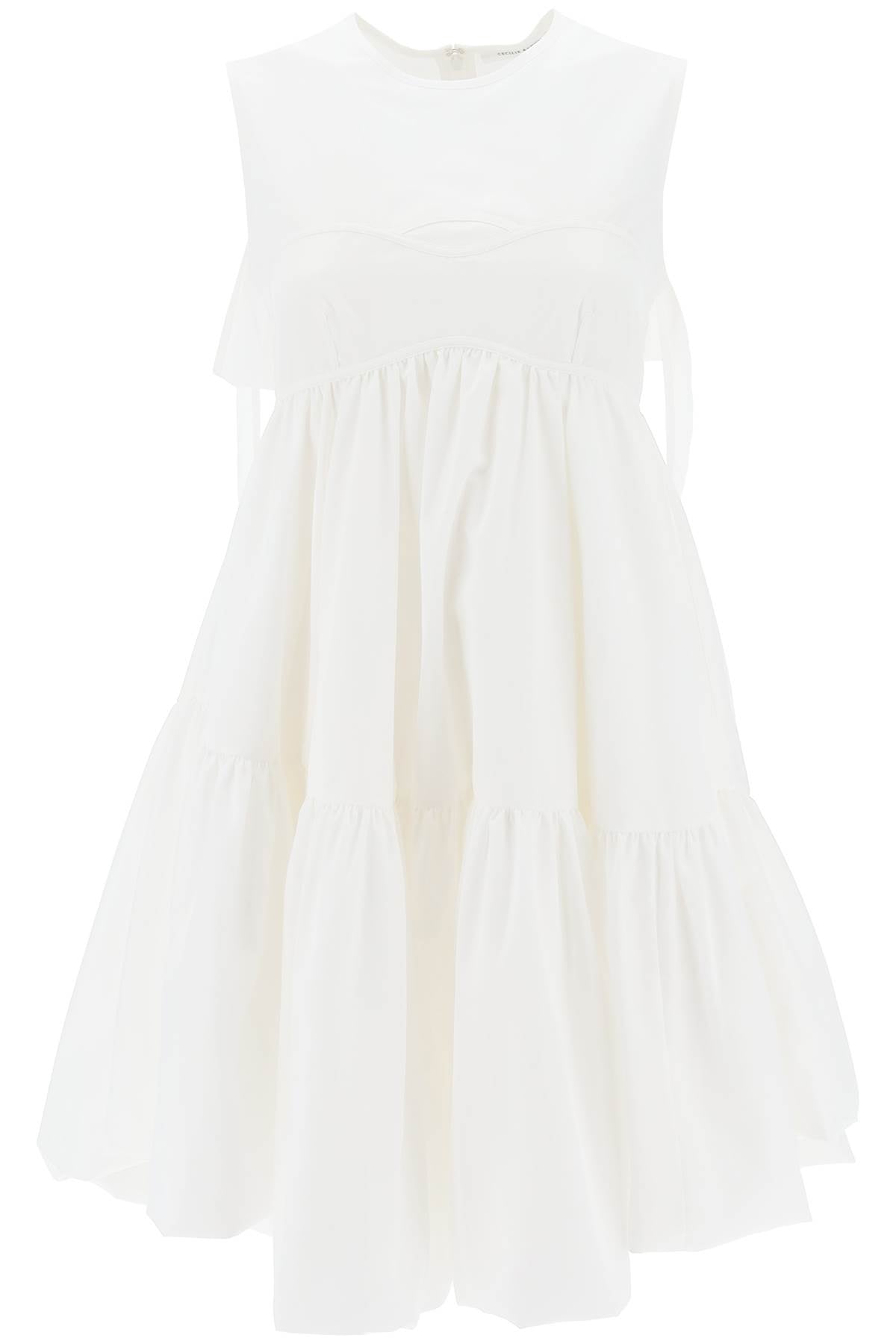 Cecilie Bahnsen 'Divya' Mini Dress - Elegant Floral Lace Party & Wedding Guest Dress for Women