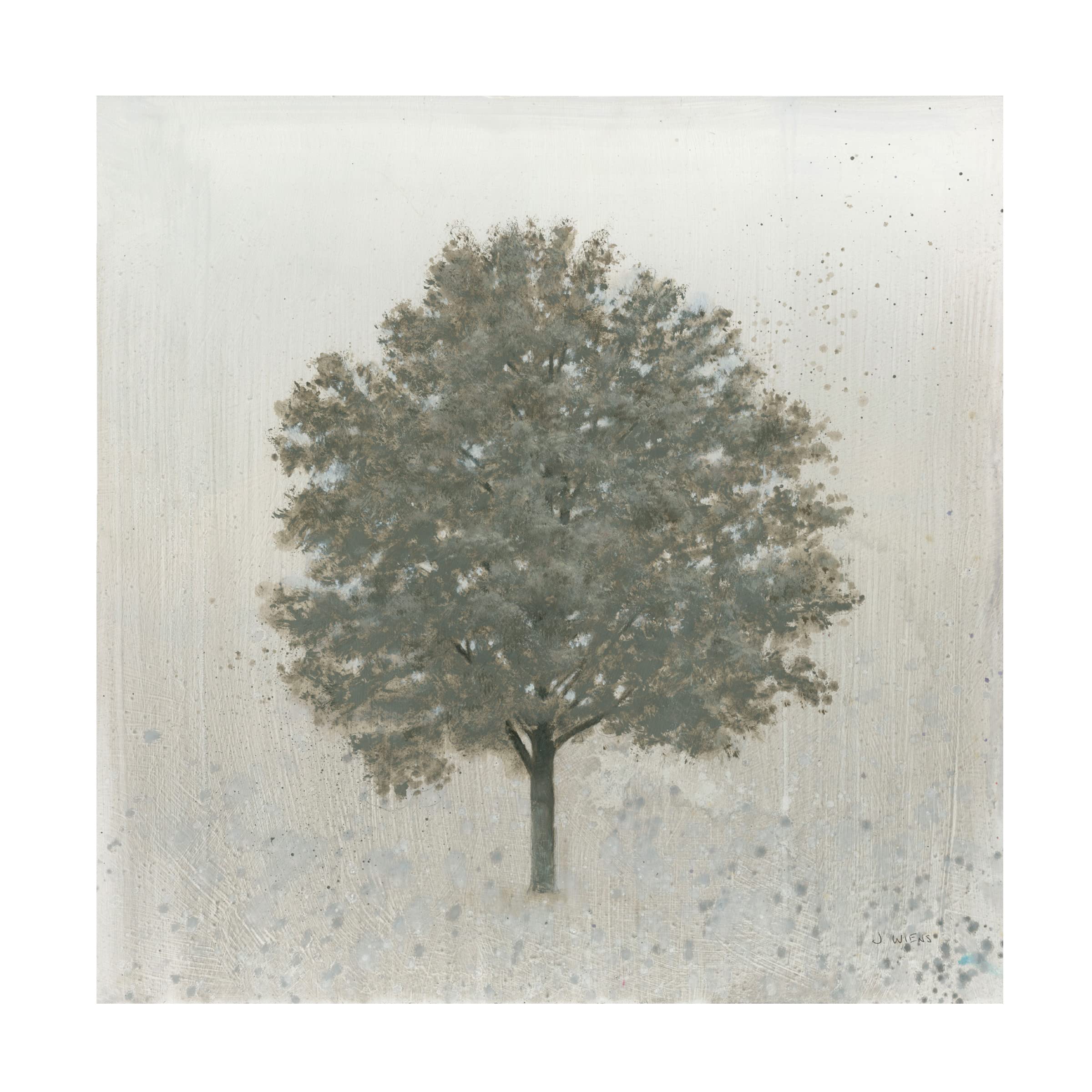 Trademark Fine Art 'Neutrality' Canvas Wall Art by James Wiens - Modern Abstract Painting for Living Room, Bedroom & Office Decor