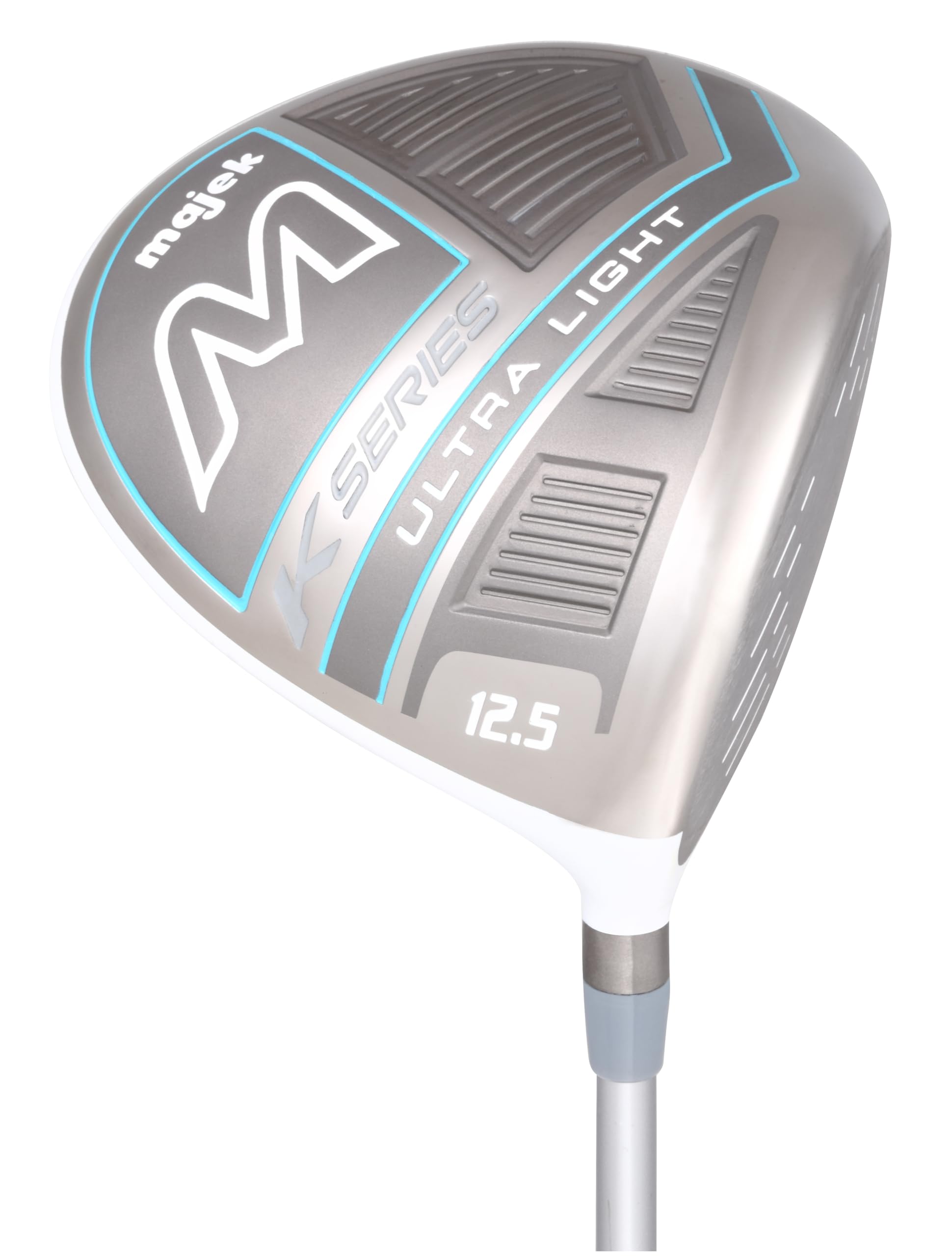 Majek K Series Ultra Light Senior Ladies Golf Driver - 460cc Titanium Face, 12.5° Loft, Petite Flex, Shorter Length Club for Women | Perfect for Senior Female Golfers & Beginners with Slower Swing Speeds