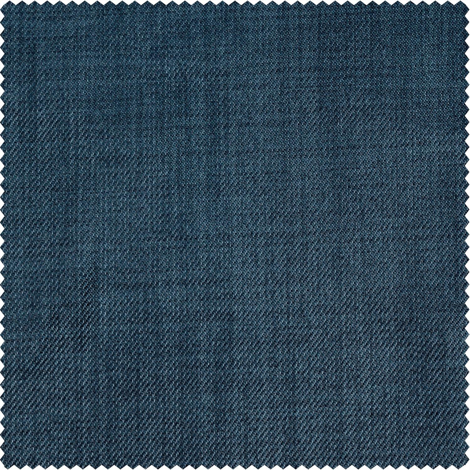 Premium Dark Blue Vienna Basic Linen Fabric Swatch - Ideal for Upholstery, Curtains & DIY Home Decor Projects