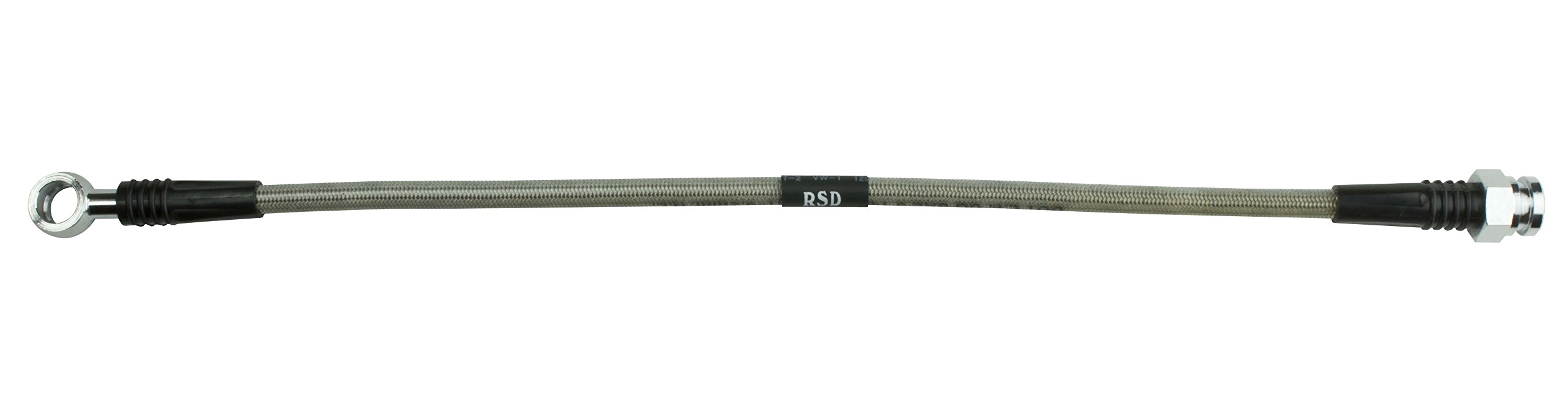 Premium FH03S Stainless Steel Braided Front Brake Disc Flex Hose - Durable & High-Performance for Motorcycles, ATVs, and Off-Road Vehicles
