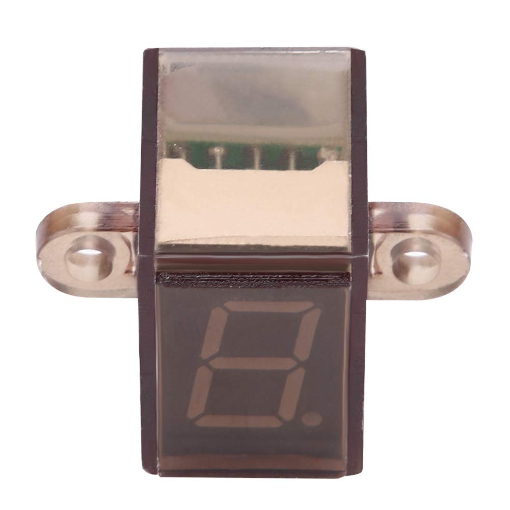 Universal 6-Speed Digital Motorcycle Gear Shift Indicator - LED Display with Sensor for Smooth Gear Changes - Perfect for Street Bikes, Cruisers & Touring Motorcycles