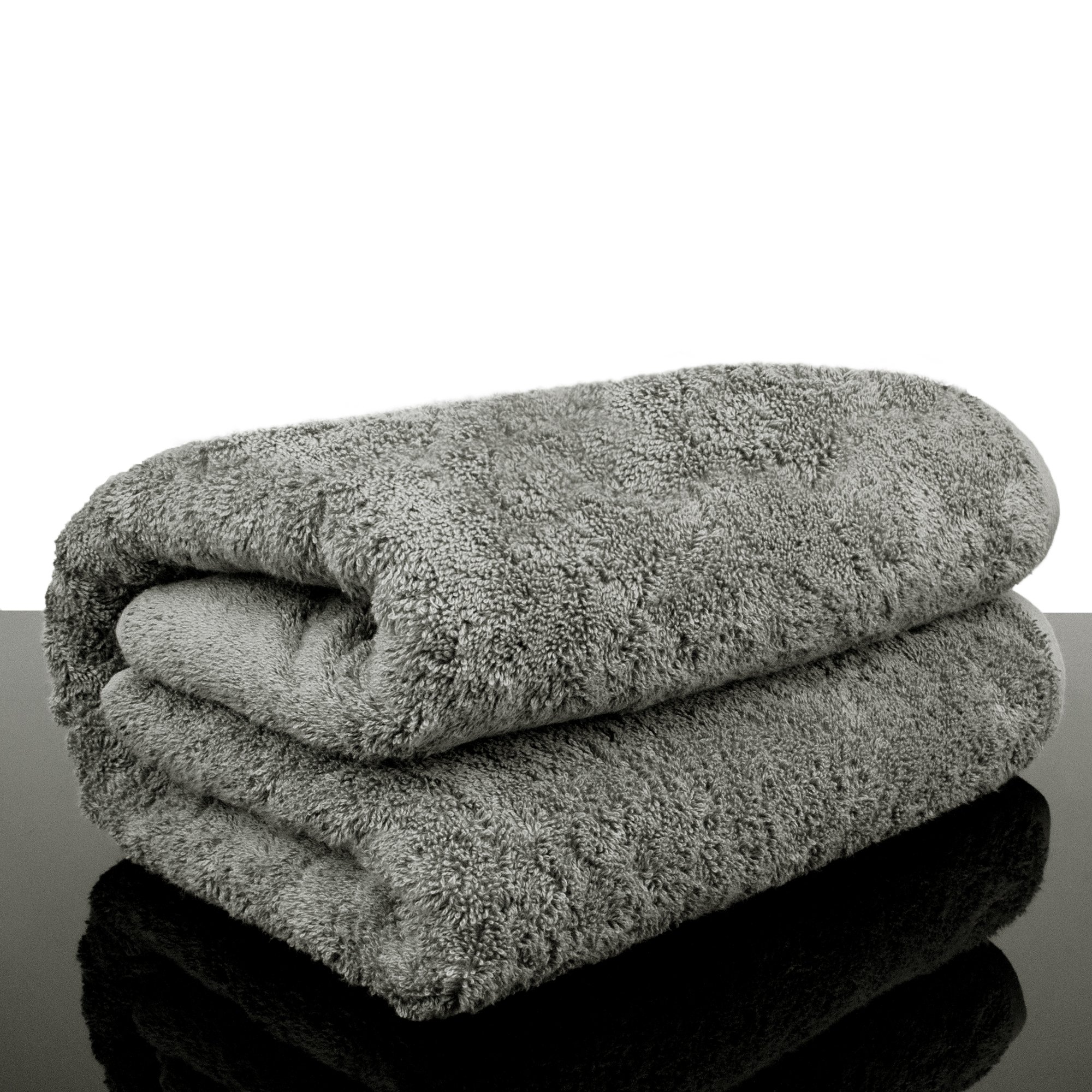Luxury Hotel & Spa Turkish Cotton Oversized Bath Towel - Soft & Absorbent 40x80 Inches - Gray - Perfect for Bathroom, Beach, Pool & Spa (Set of 1)