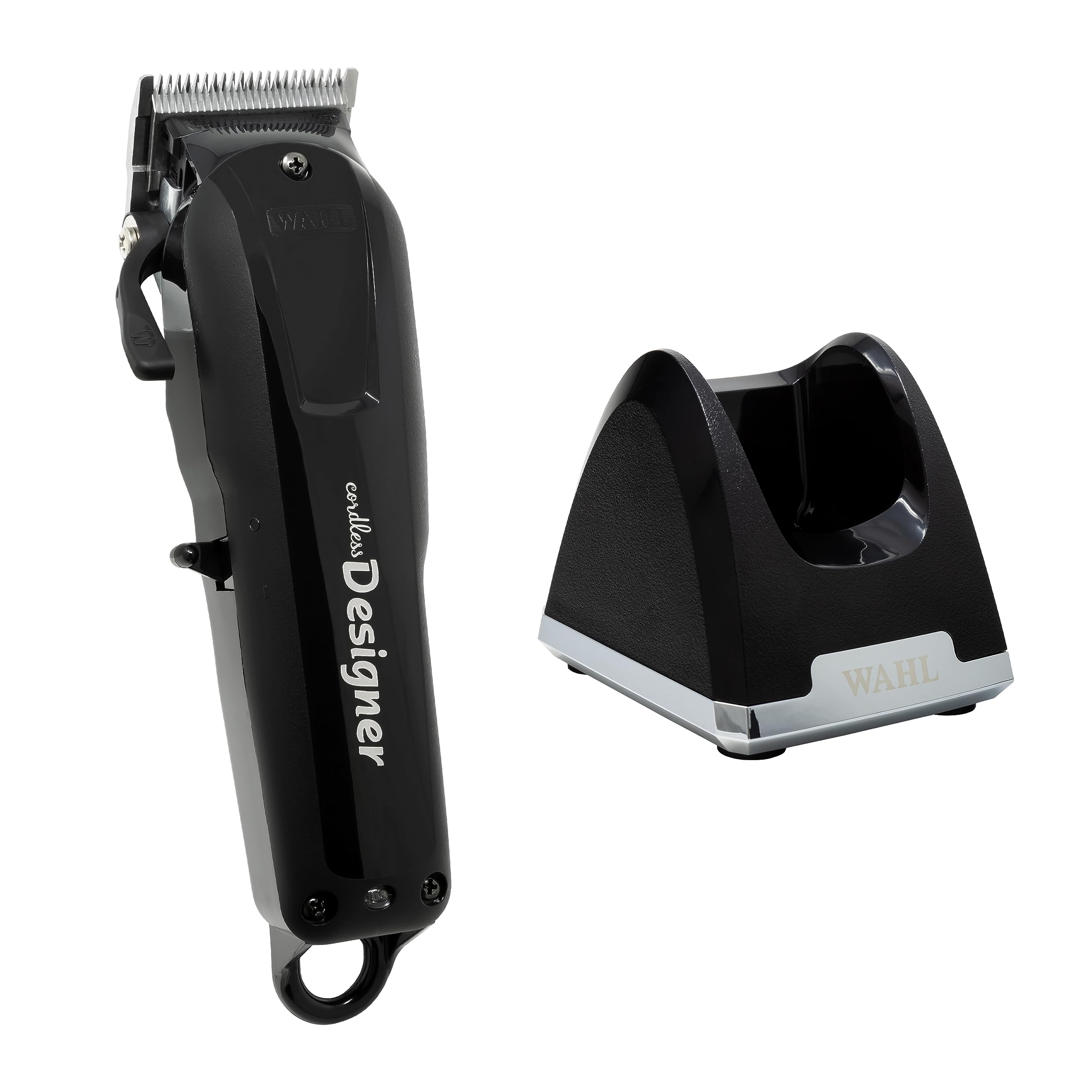 Wahl Professional Cordless Hair Clipper #8591 - 90 Min Runtime, Includes Weighted Charging Stand #3801 - Barber & Stylist Tool for Fades, Buzz Cuts & Precision Haircuts - Home & Salon Use