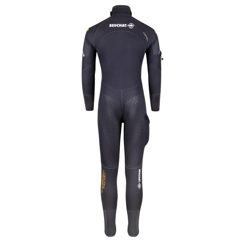 Beuchat Iceberg Pro Dry 4mm Wetsuit for Scuba Diving & Spearfishing - Cold Water Diving Gear for Men & Women
