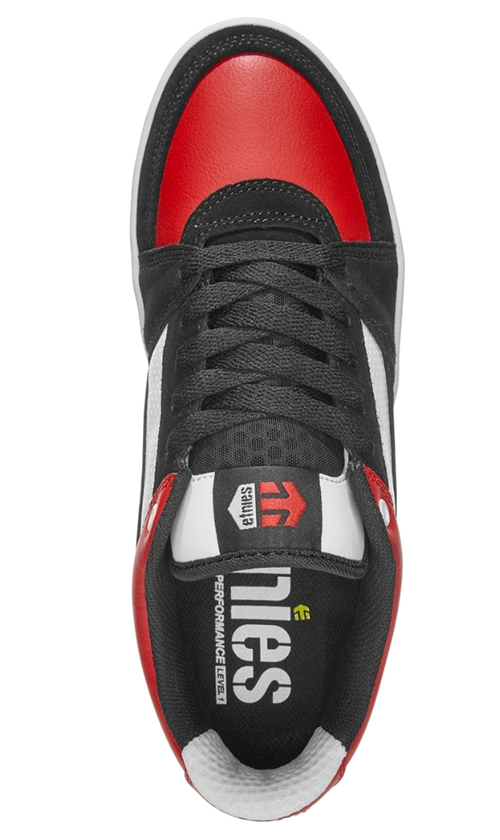 Etnies MC Rap LO Men's Skate Shoes - Black/Red/White | High-Performance Skateboarding Sneakers for Street Style & Urban Fashion