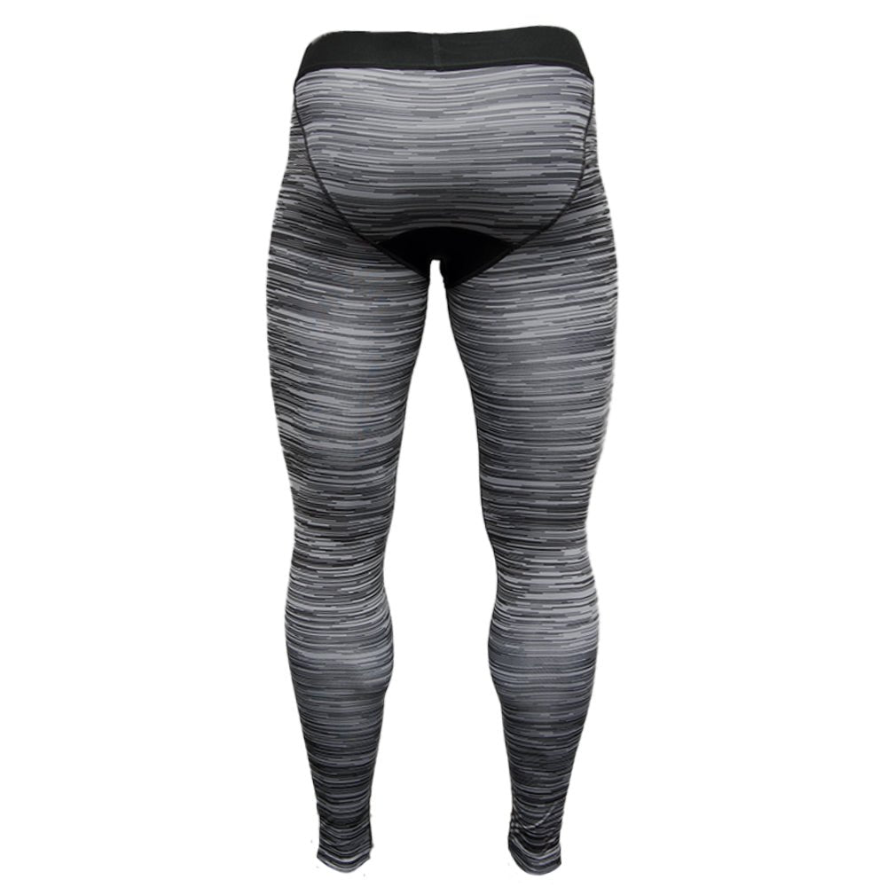 Grey Static Compression Tights for Women & Men - Breathable Muscle Support Leggings for Running, Workout & Recovery - Improve Circulation & Reduce Swelling