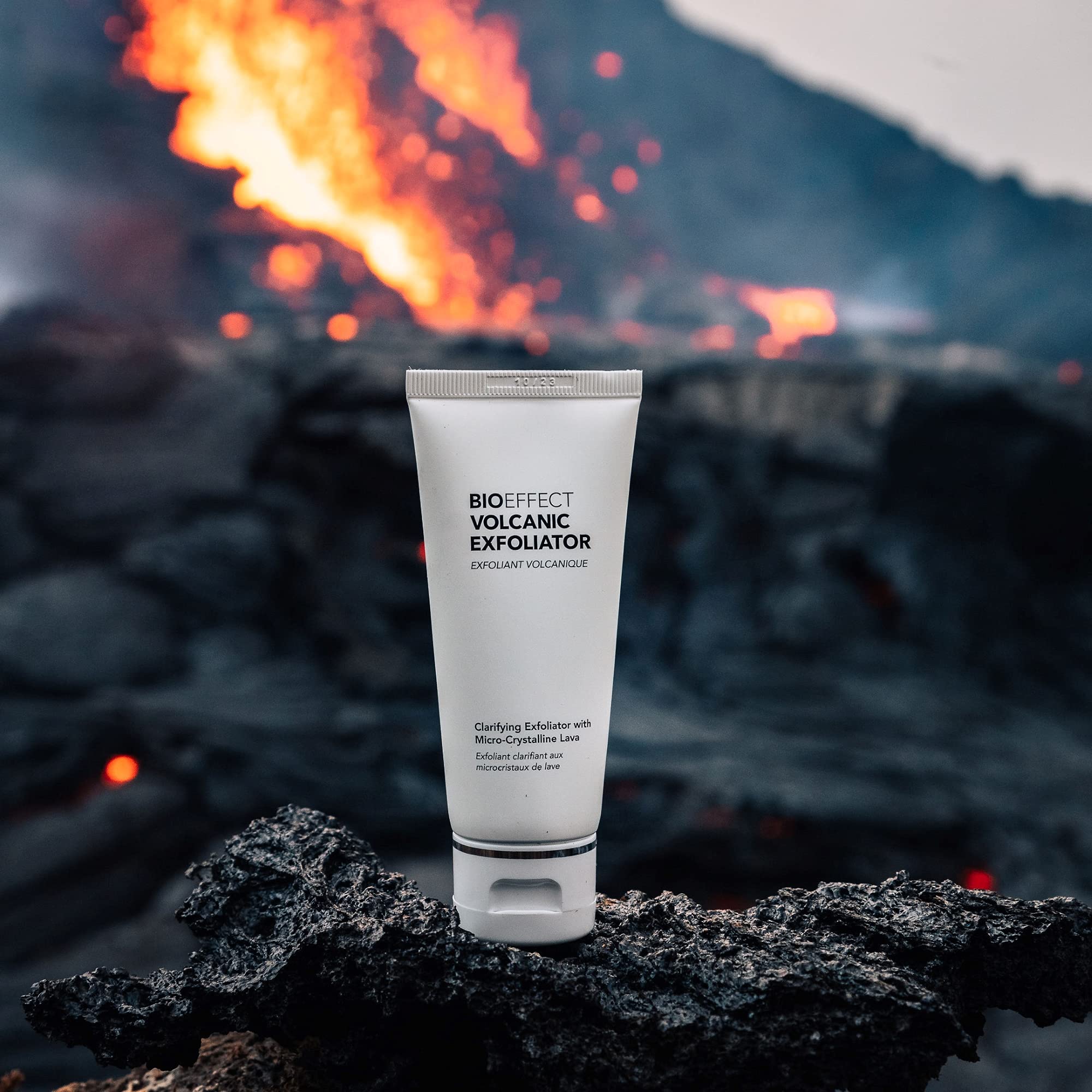 BIOEFFECT Volcanic Face Scrub - Gentle Lava Exfoliator for Glowing Skin