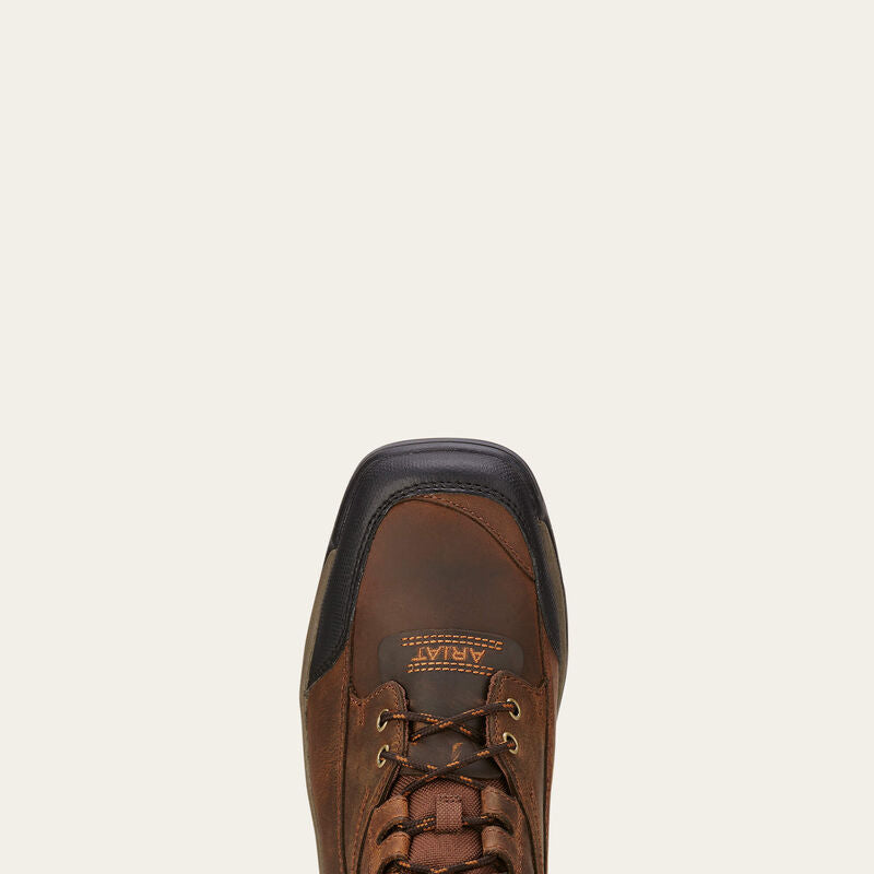 Terrain Wide Square Toe Steel Toe Work Boots for Men - Heavy Duty Safety Shoes for Construction, Warehouse & Outdoor Work