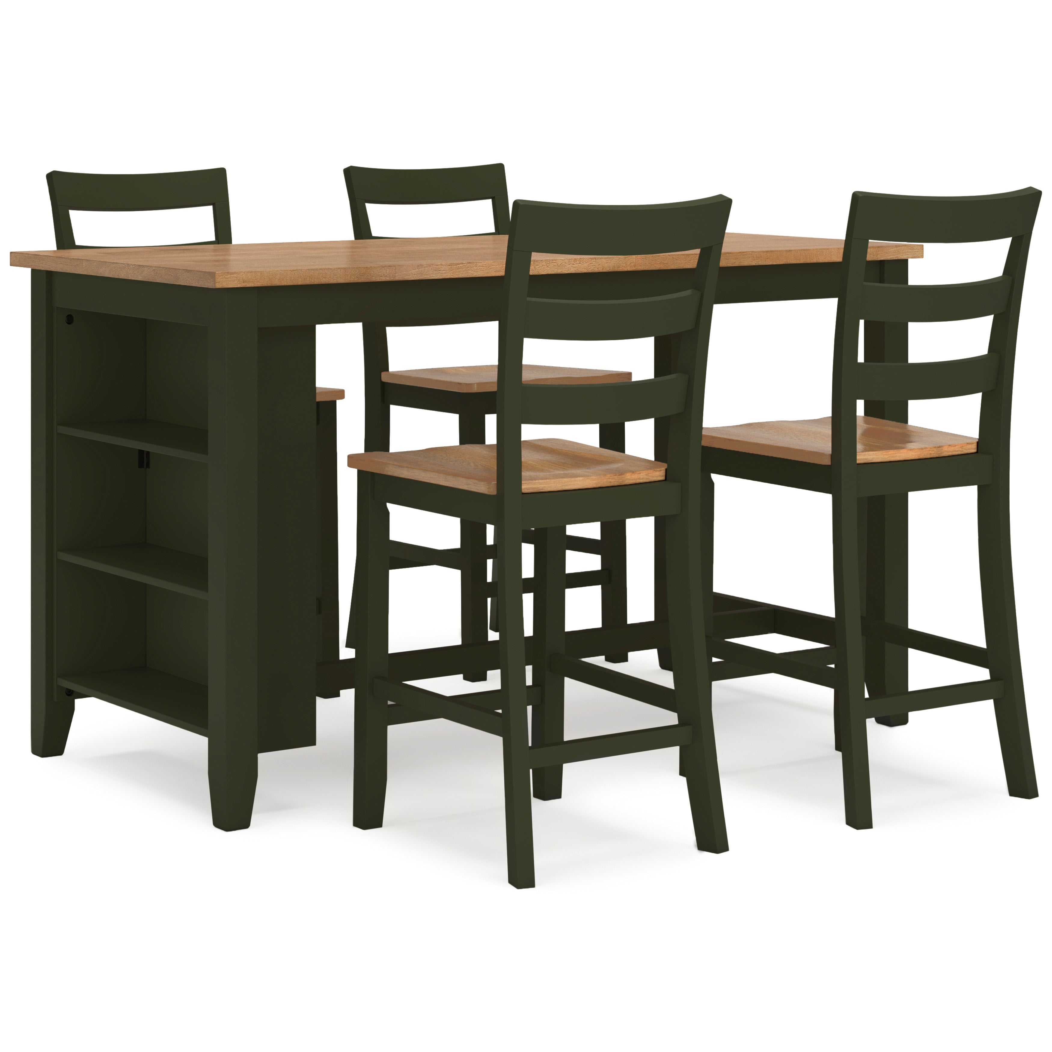 Georgina Counter Stools Set of 2 - Modern Bar Stools with Back Support - 24