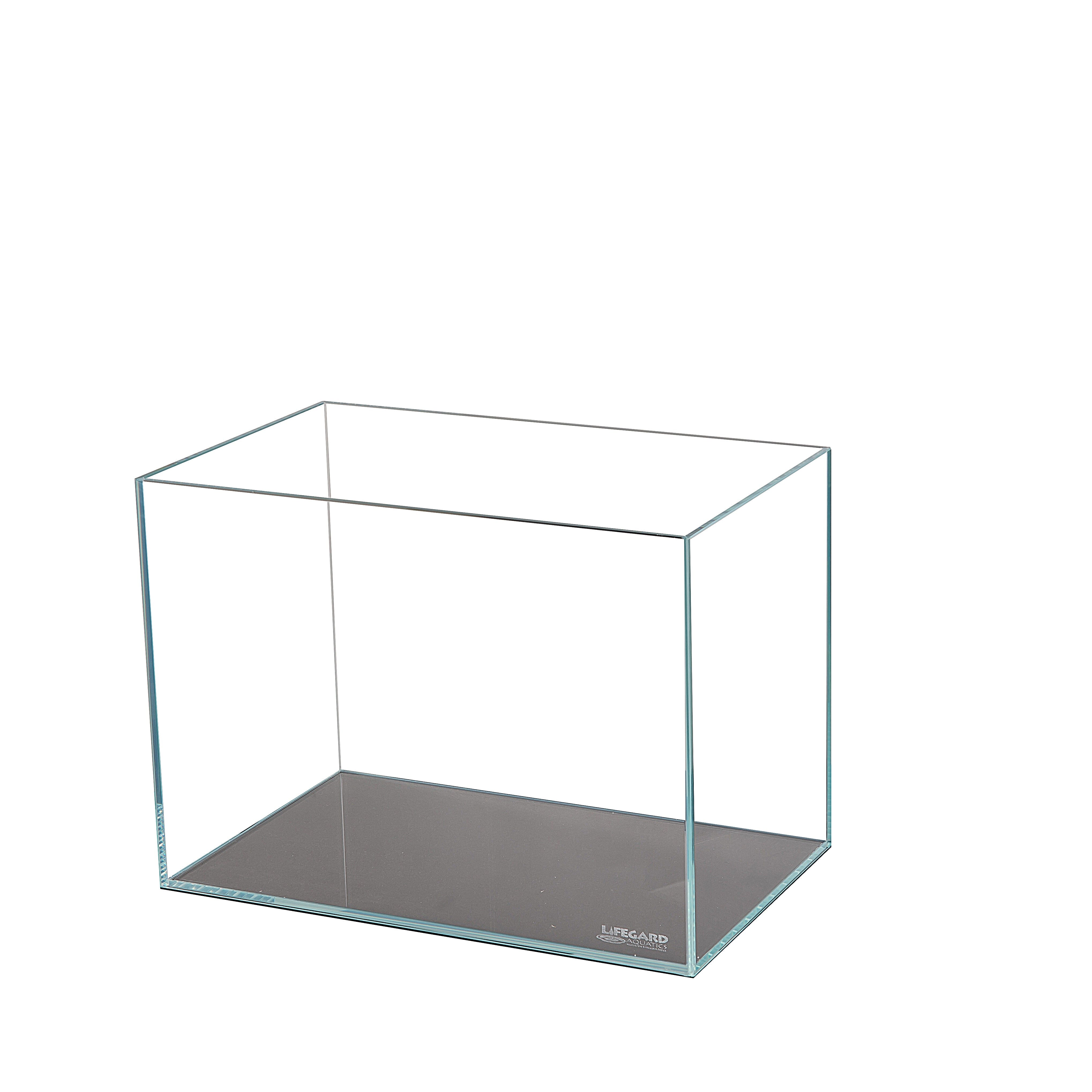 Lifegard Aquatics 5.44 Gallon CRYSTAL Rimless Low Iron Ultra Clear Glass Aquarium Tank - Perfect for Betta Fish, Shrimp, or Nano Reef Setup in Home/Office Decor