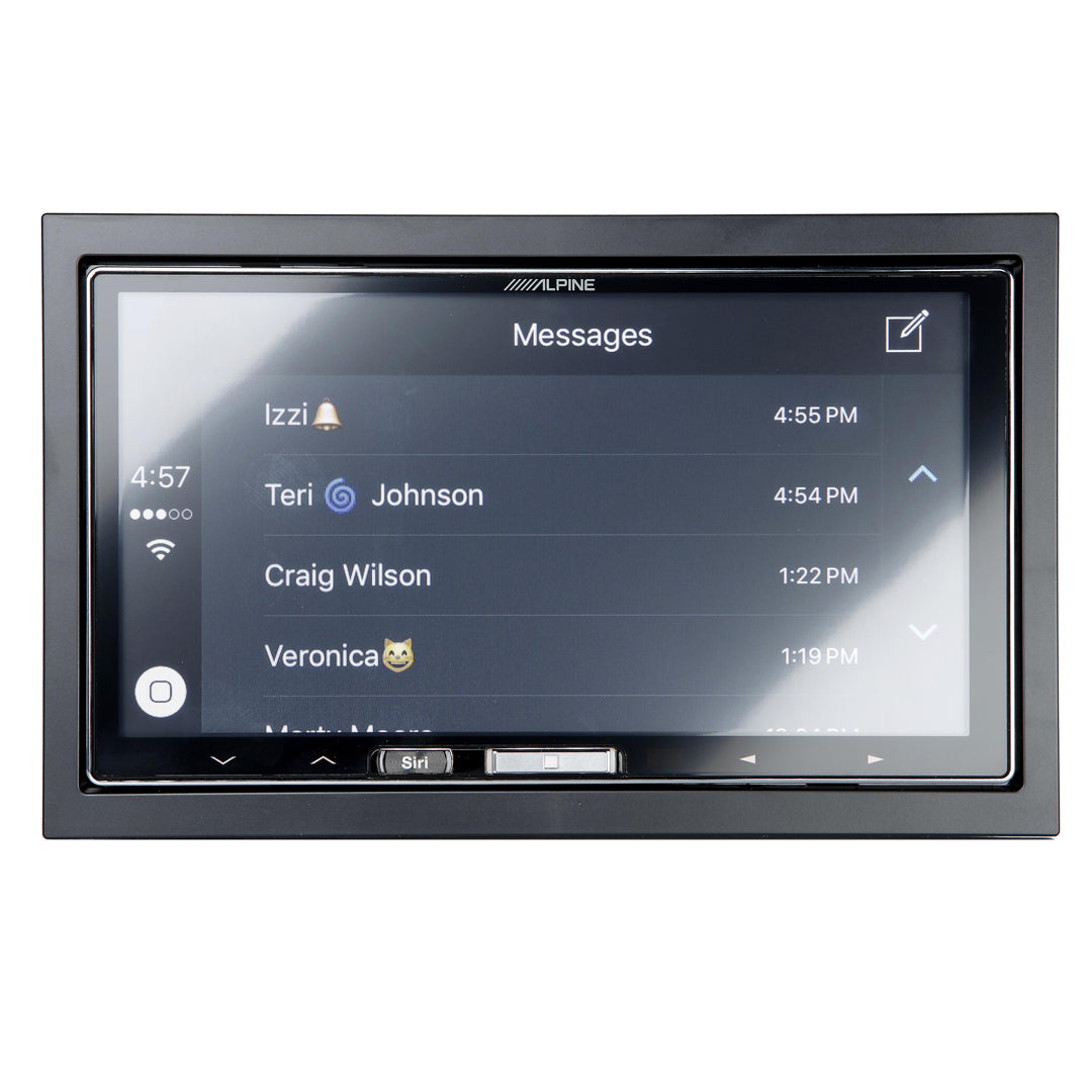 Alpine iLX 107 7-inch Double DIN Mechless Car Stereo with Wireless Apple CarPlay - Perfect for Jeep, Truck & SUV Upgrades