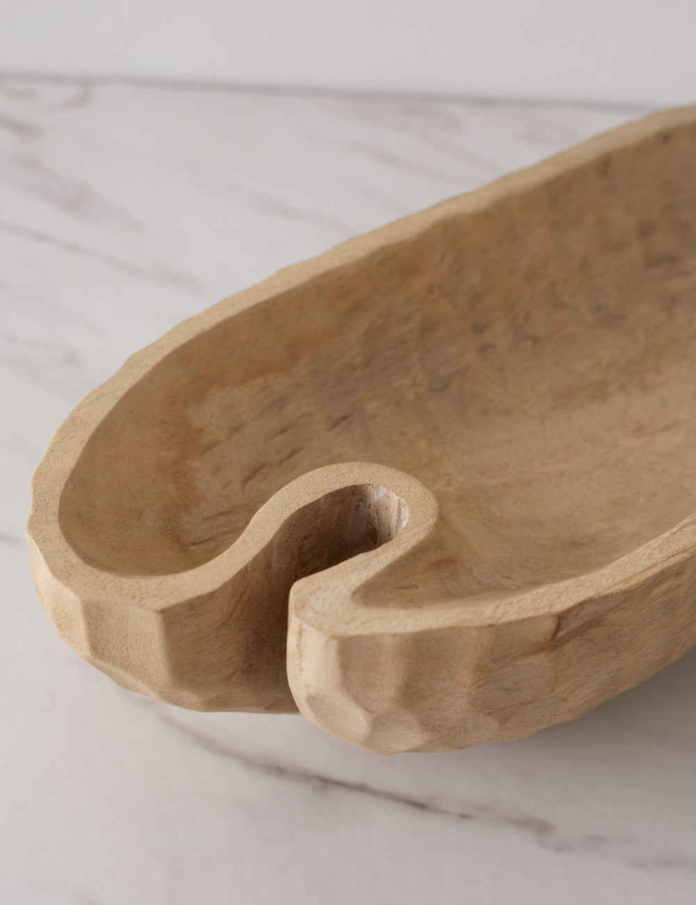 Premium Brentan Wood Bowl - Handcrafted Natural Wood Serving Bowl for Salads, Fruits & Snacks - Perfect for Dining, Entertaining & Kitchen Decor