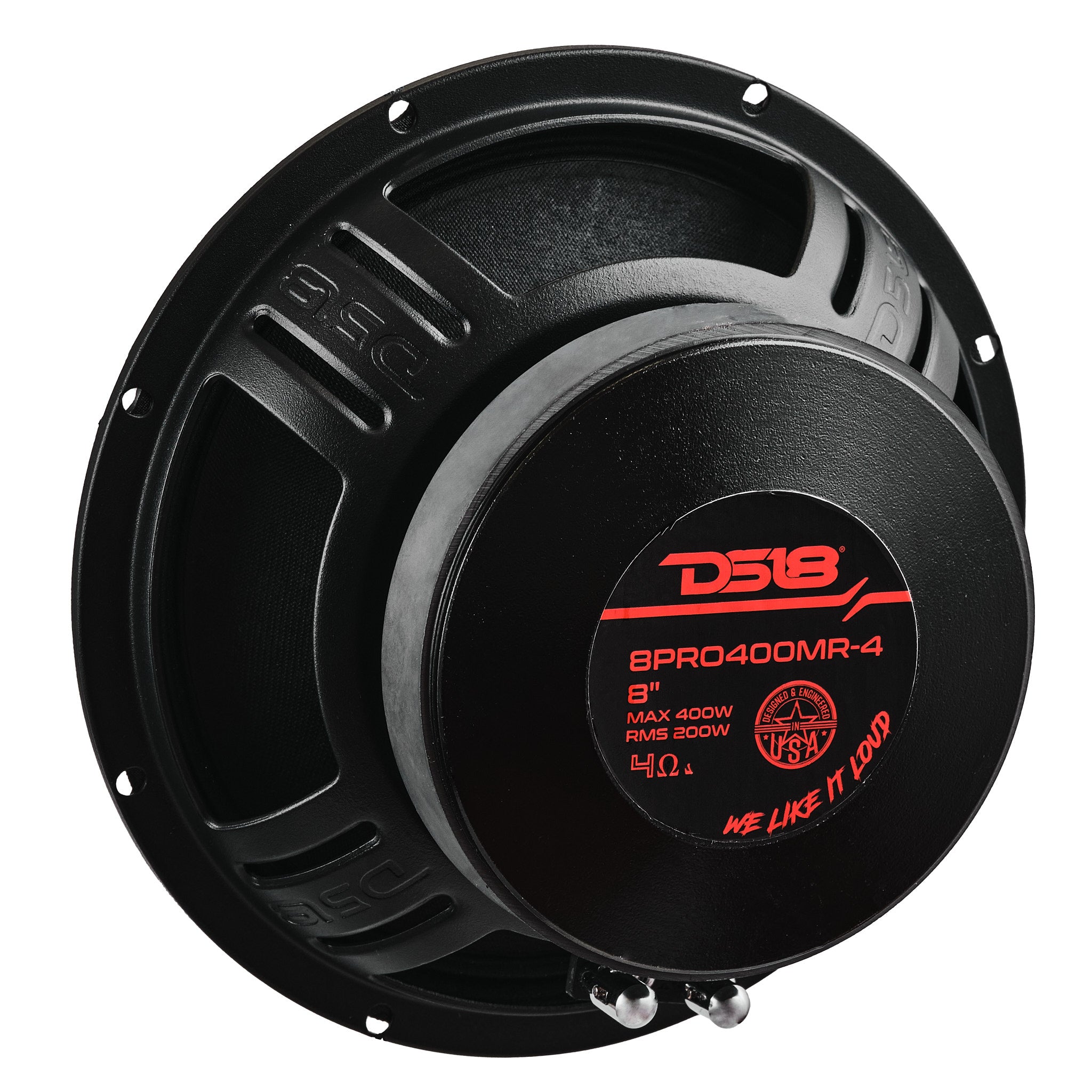 PRO 8” High Sensitivity Professional Mid-Range Loudspeaker - 200 Watts RMS 4 Ohm - Perfect for Live Performances, DJ Sets & Studio Monitoring