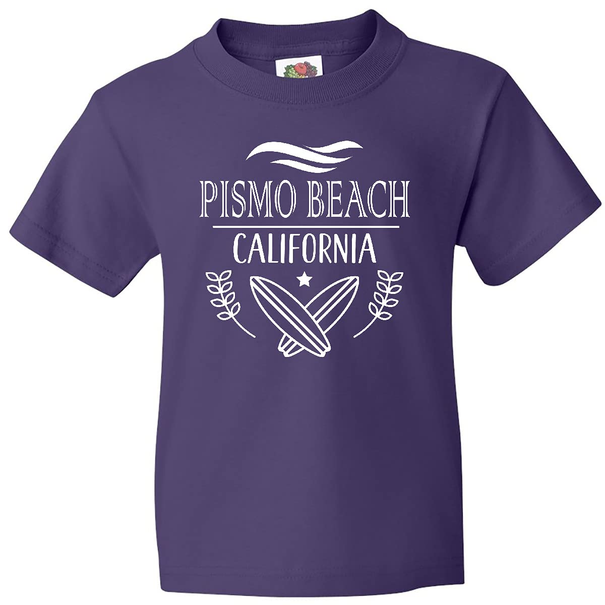 Inktastic Pismo Beach California Surfing Trip Youth T-Shirt - Cool Graphic Tee for Beach Vacation, Surfing Enthusiasts & California Travel Lovers