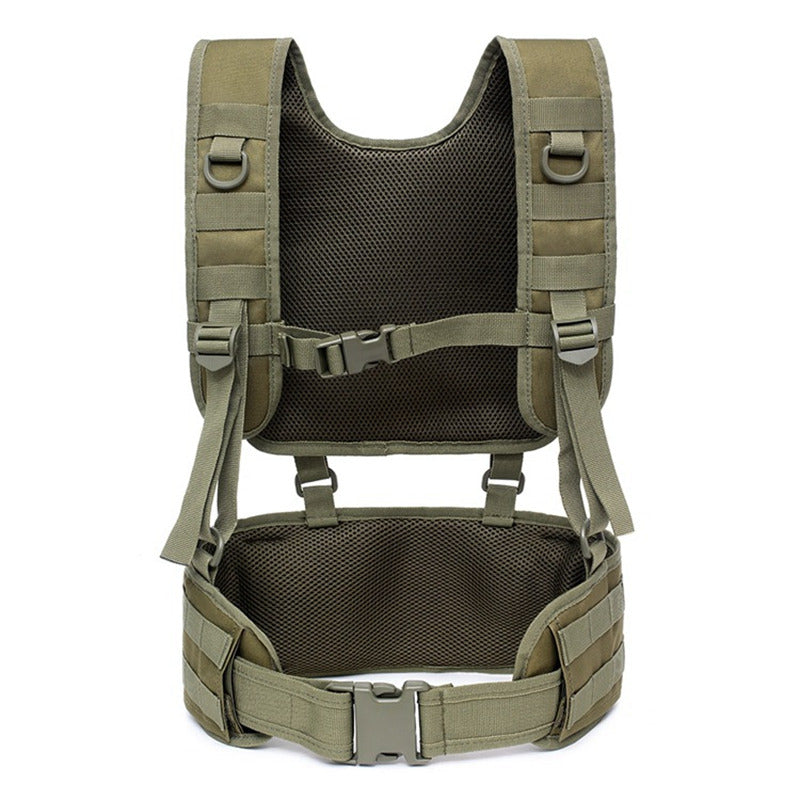 Multi-Functional Outdoor Tactical Belt Vest Set - Durable Hunting Apparel Gear for Men - Perfect for Hunting, Airsoft, Camping & Outdoor Adventures