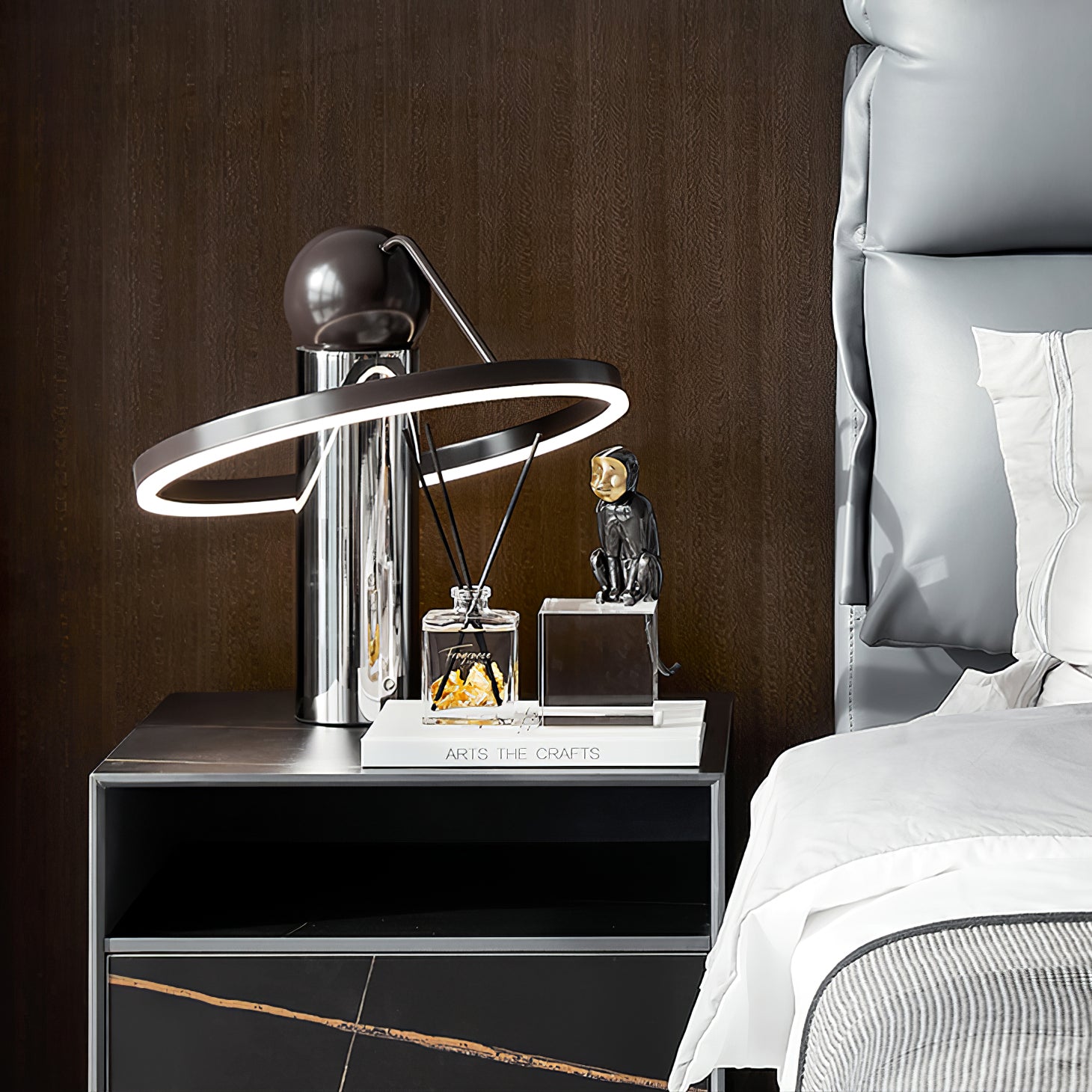 Modern LED Table Lamp for Home & Office - Adjustable Brightness, Energy Efficient Desk Light for Reading, Working, and Decor - Perfect for Bedroom, Living Room, or Study Area