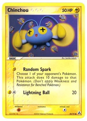 Pokemon Chinchou Legend Maker 50 - Rare Collectible Toy for Pokemon Fans - Perfect for Display, Gifts, and Battles