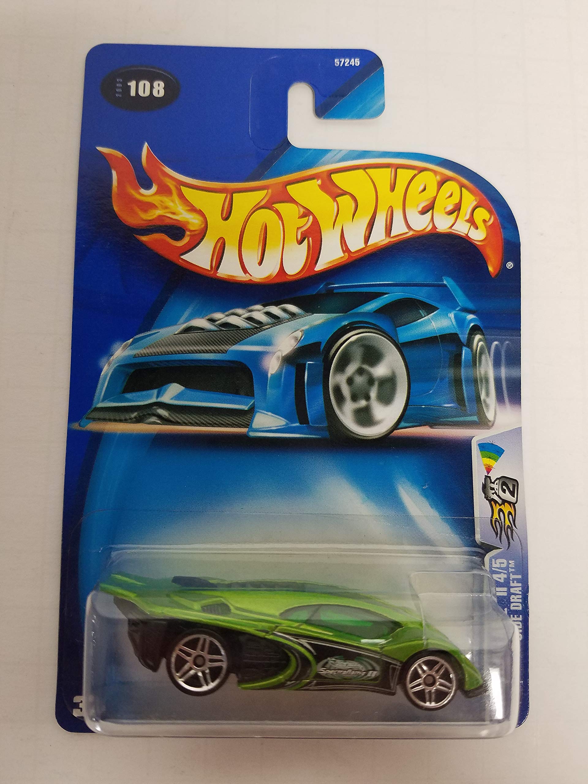 2003 Hot Wheels Side Draft Spectraflame II 4/5 No. 108 - Rare Collectible Die-Cast Car for Display & Racing Fun