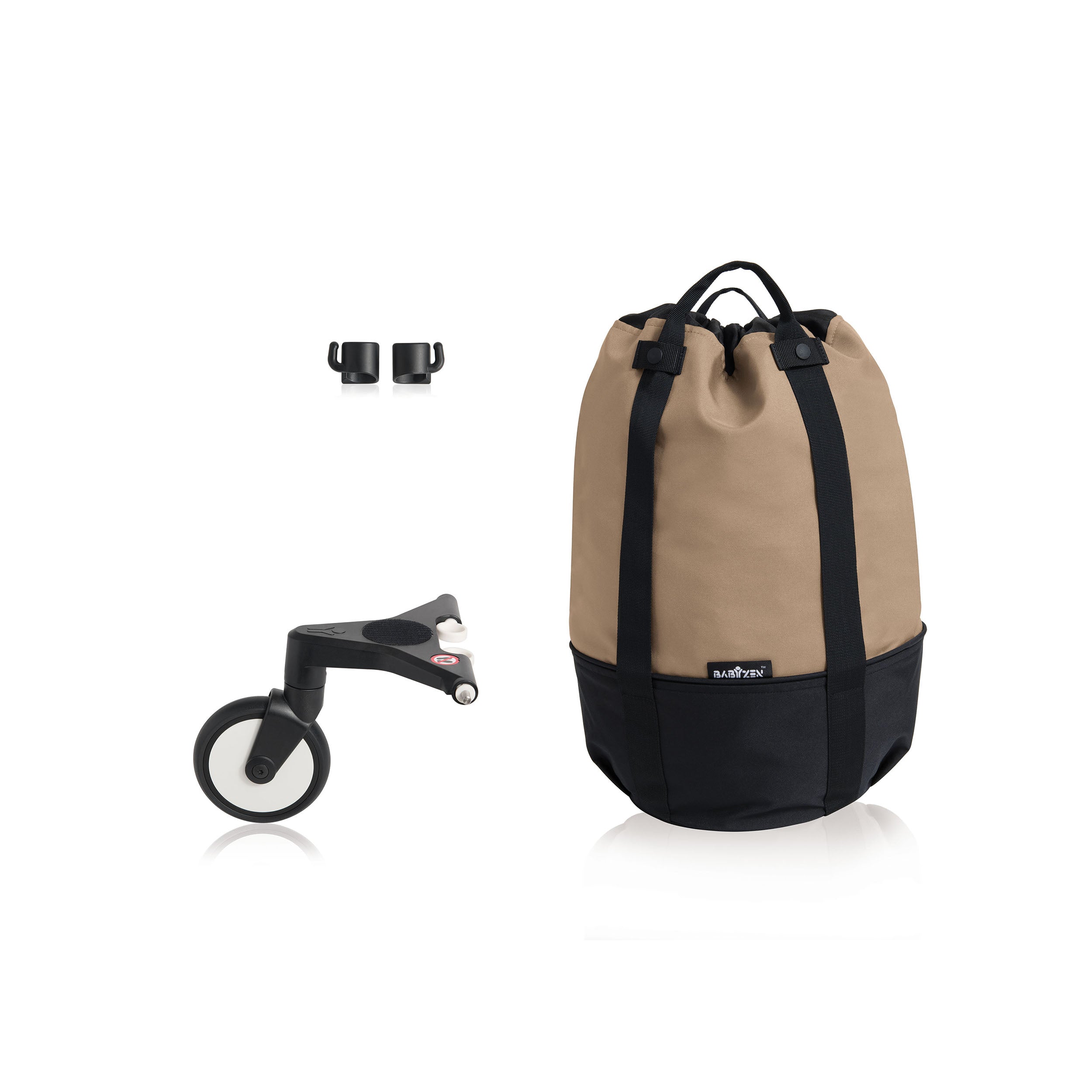 BabyZen YOYO Stroller Bag in Taupe - Compact & Stylish Diaper Bag for On-the-Go Parents | Perfect for Travel, Shopping & Daily Outings