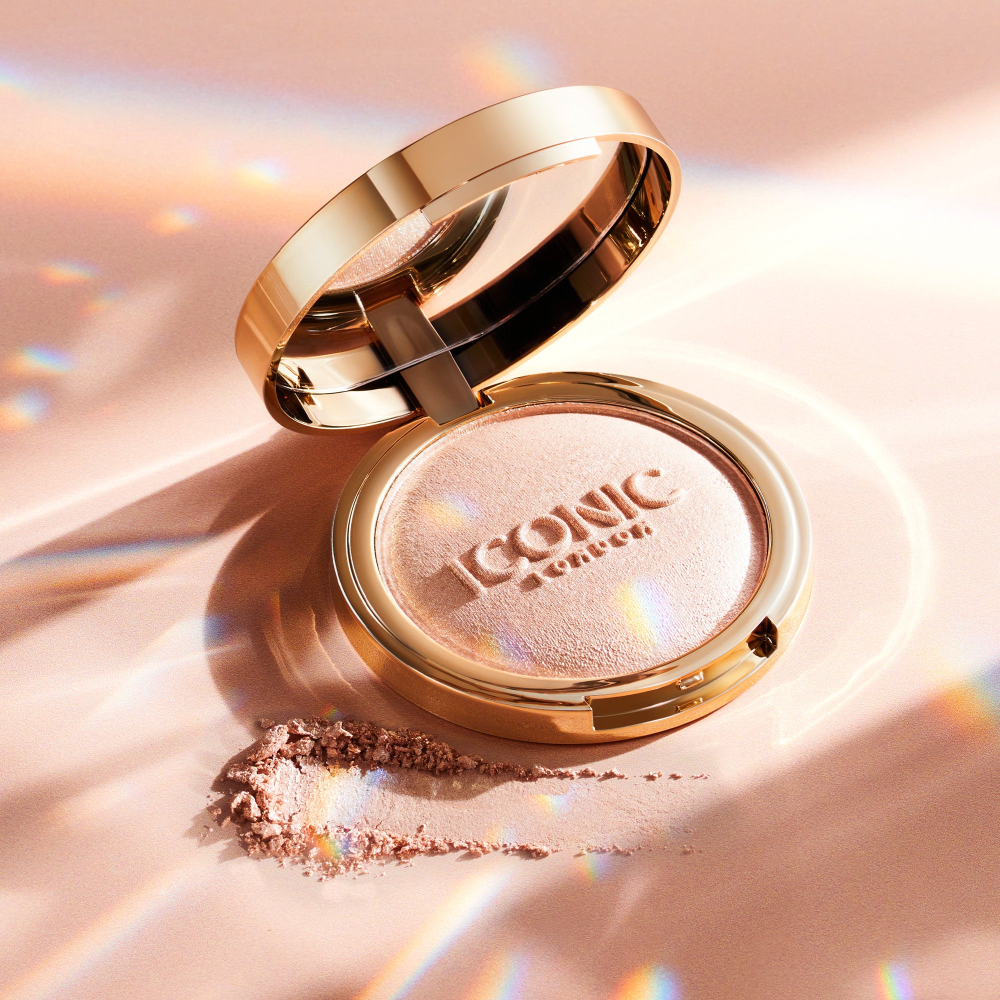 Lit & Luminous Baked Highlighting Powder - Shimmering Face Highlighter for Cheekbones & Contour | Perfect for Daytime Glow & Nighttime Makeup Looks
